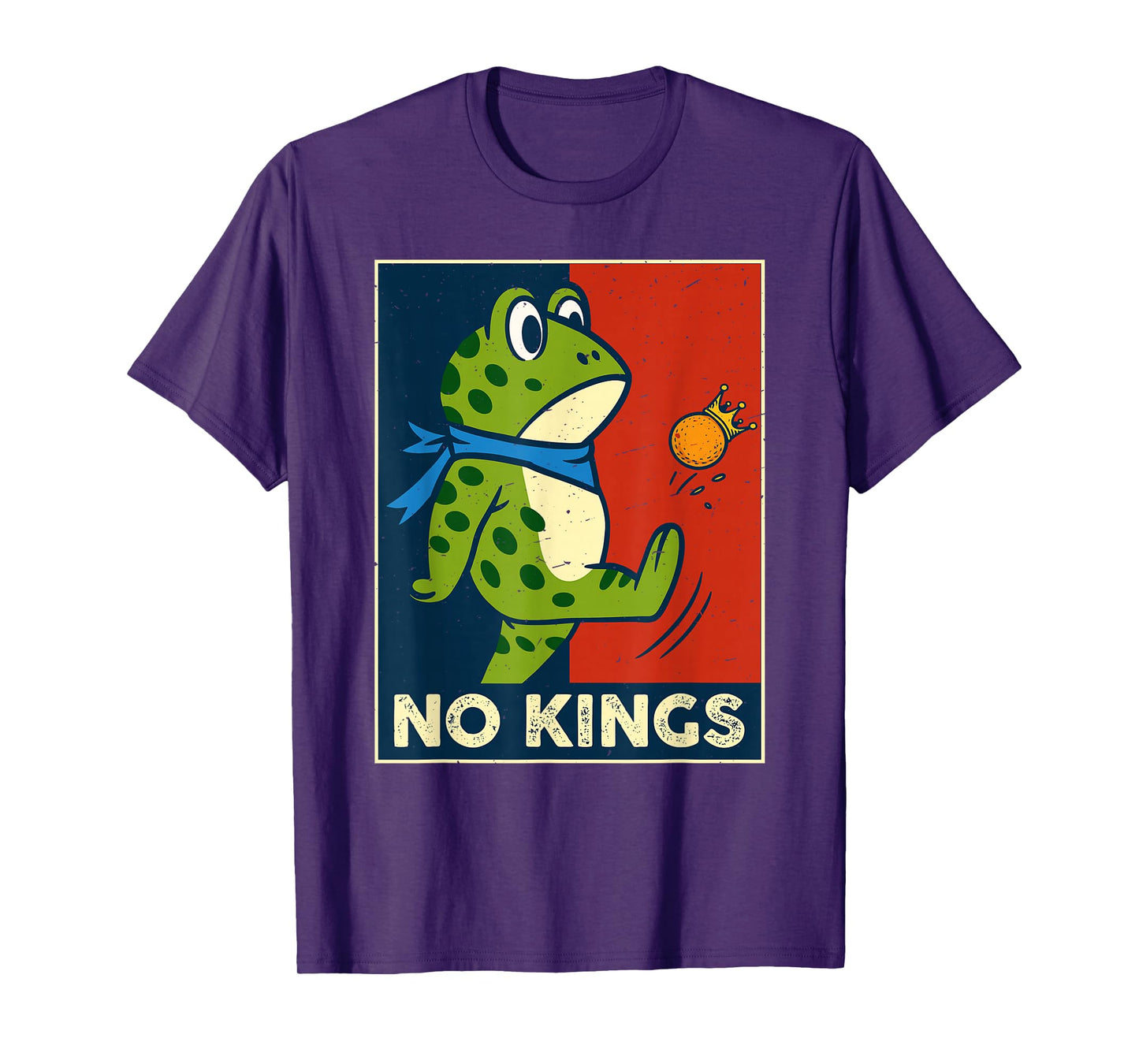 No Kings Shirt Men Women Portland Frog Protest T-Shirt