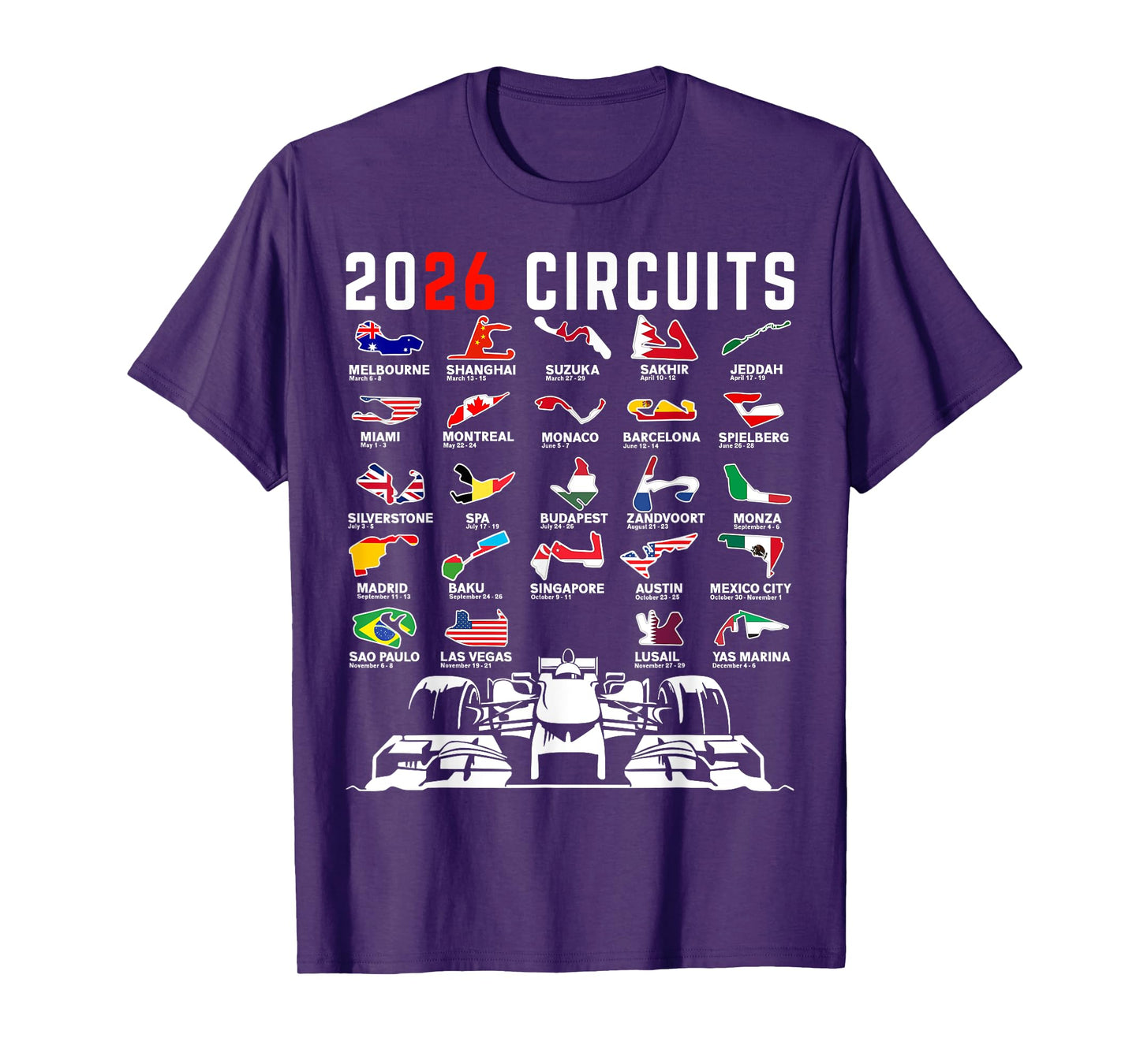 Racing Car Silhouette T-Shirt