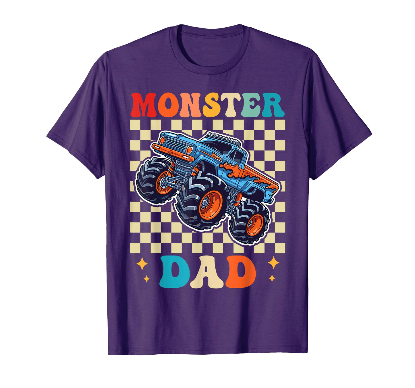 Monster Truck Dad Family Matching Monster Truck Lovers T-Shirt