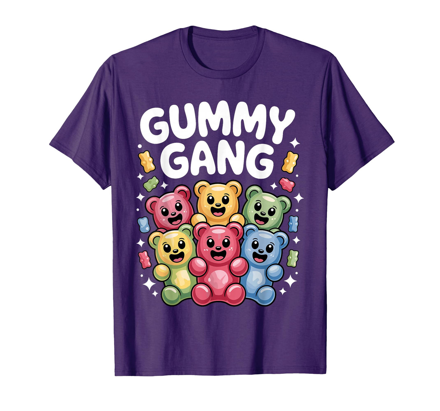 Funny Gummy Bear Design for Men Women Kids Gummy Bear Lovers T-Shirt