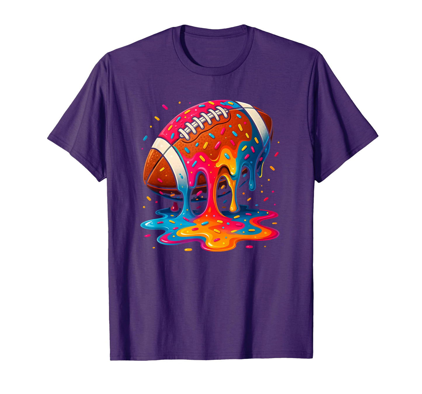 Football Drip Boys Football Youth Ice Cream Respect Drip T-Shirt