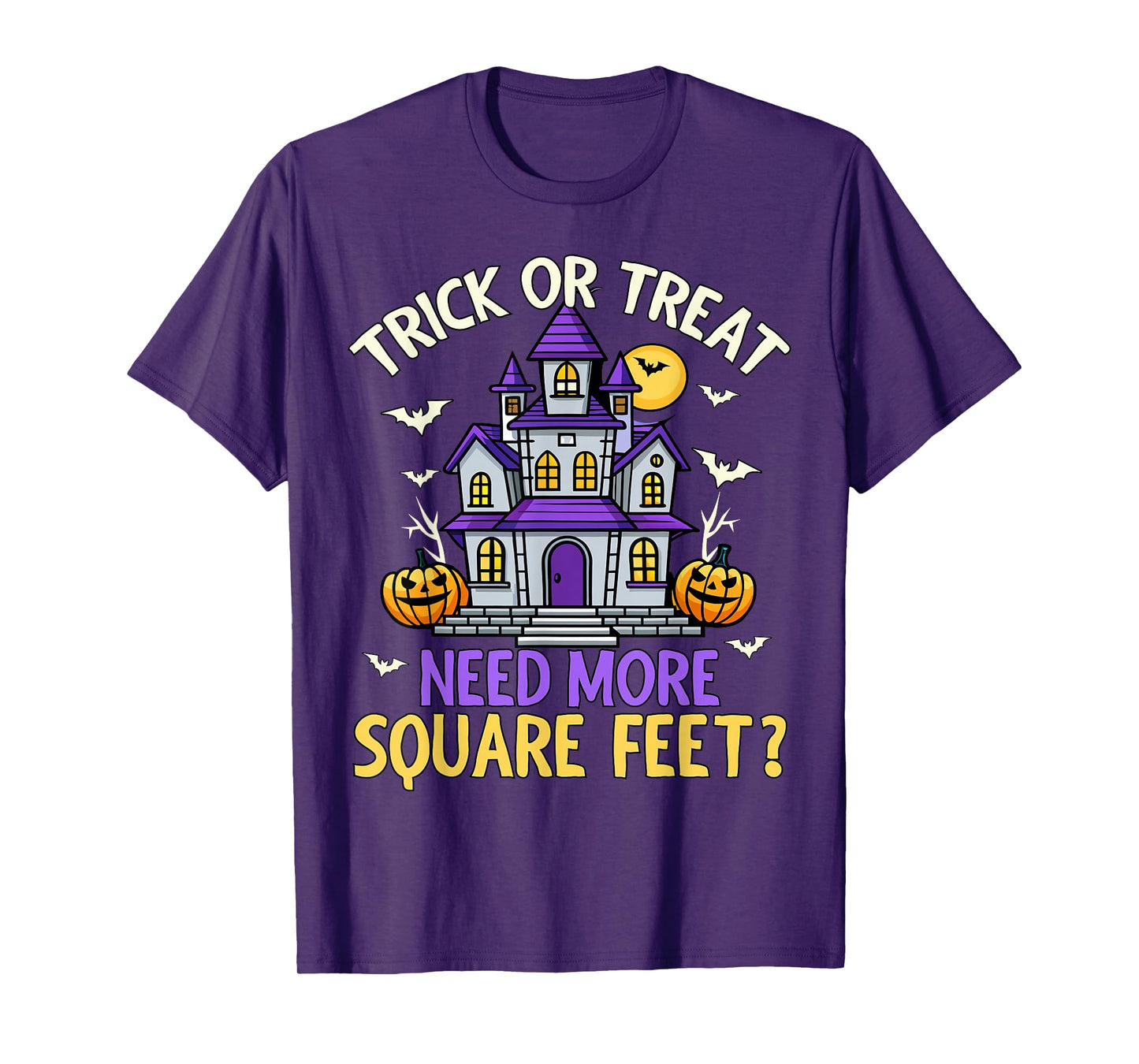 Halloween Real Estate Agent Broker Funny Realtor Men Women T-Shirt
