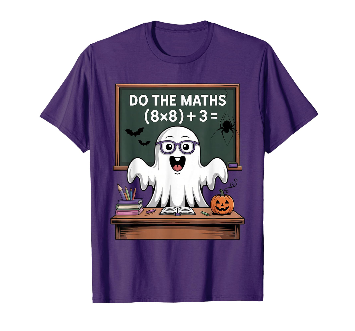 67 Teacher Halloween Ghost Six Seven Meme Do The Maths T-Shirt
