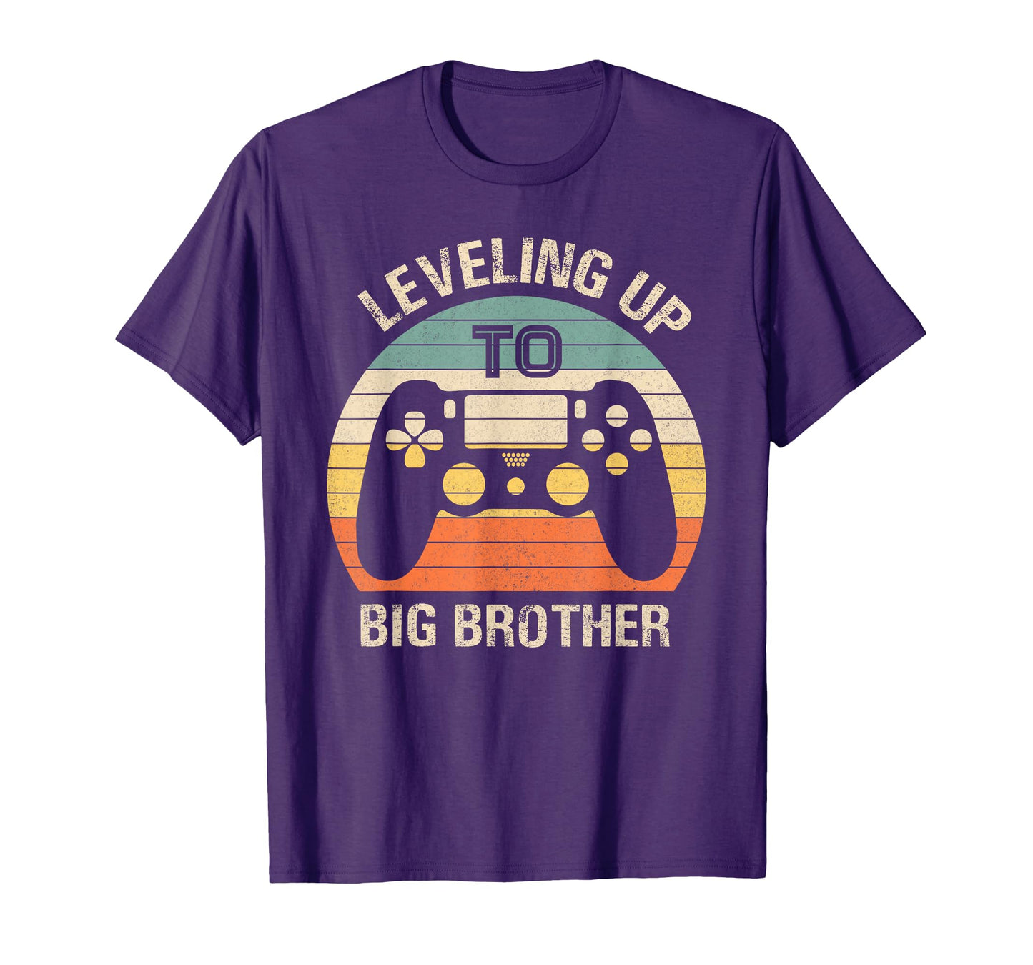 Leveling up to Big Brother 2025 funny gamer vintage kids men T-Shirt