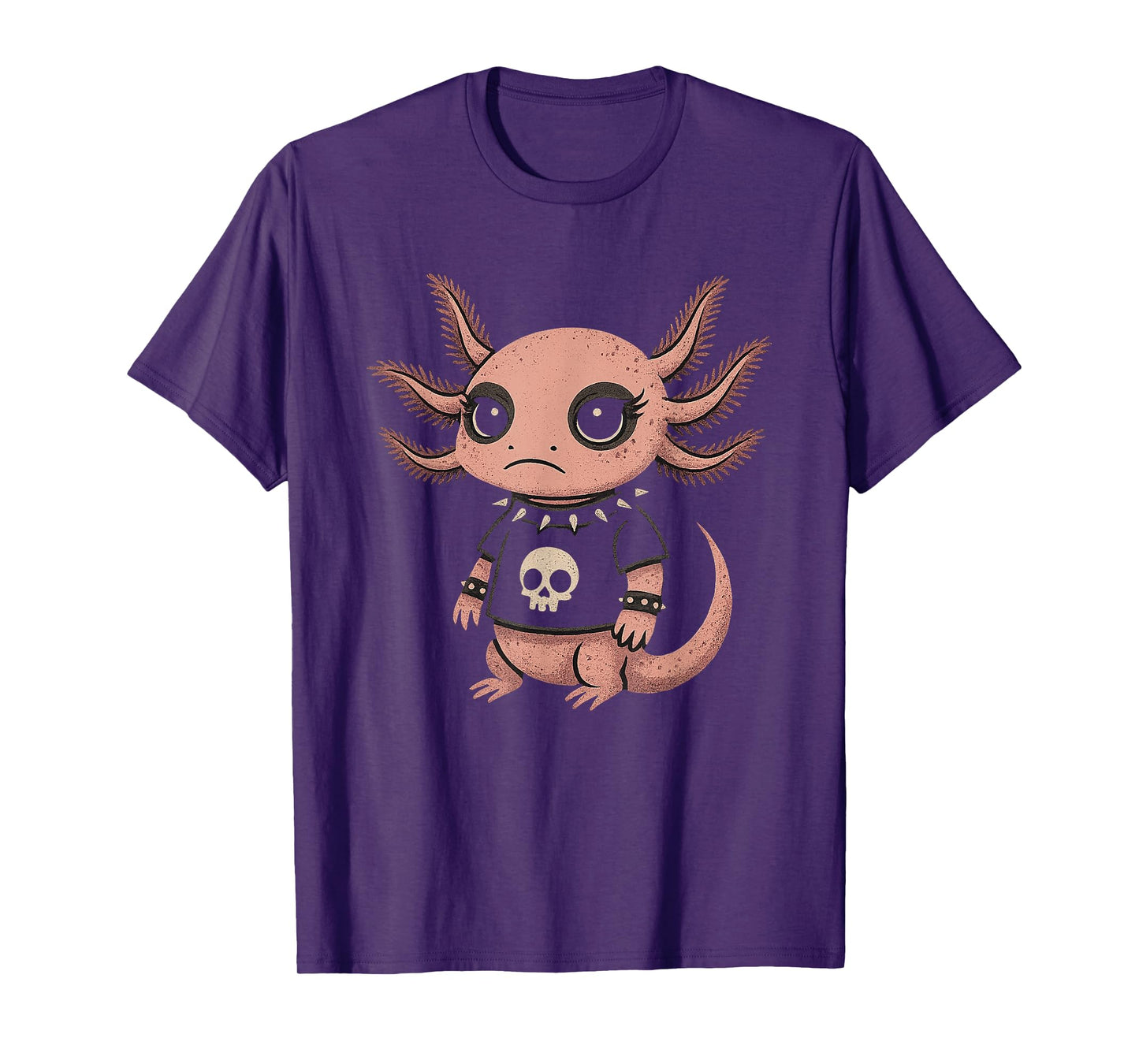 Womens Goth Goth Girls Emo Girl Gothic Emo Axolotl T-Shirt