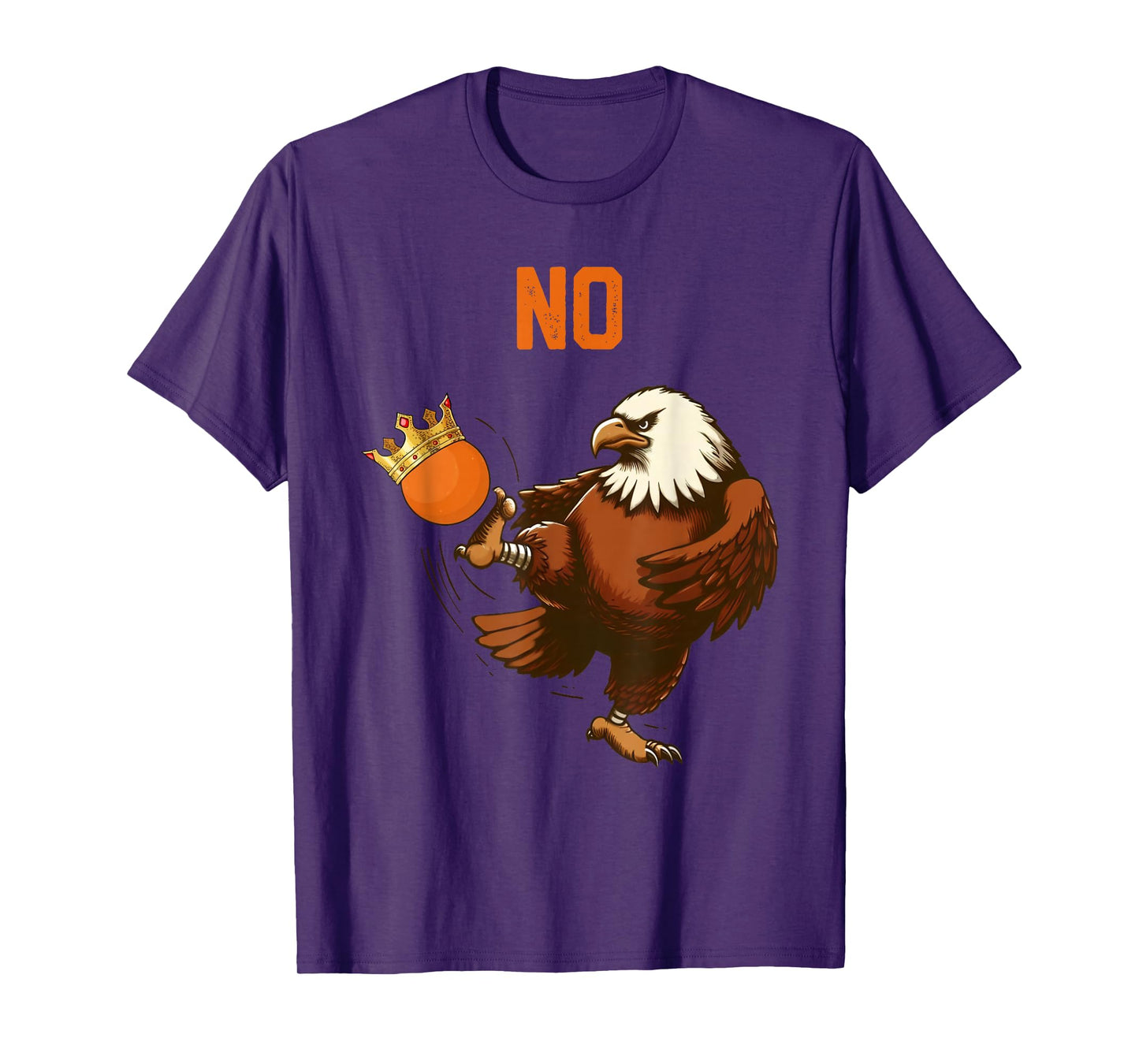 Funny Eagle No Kings October 18 No Kings Day Men Women T-Shirt