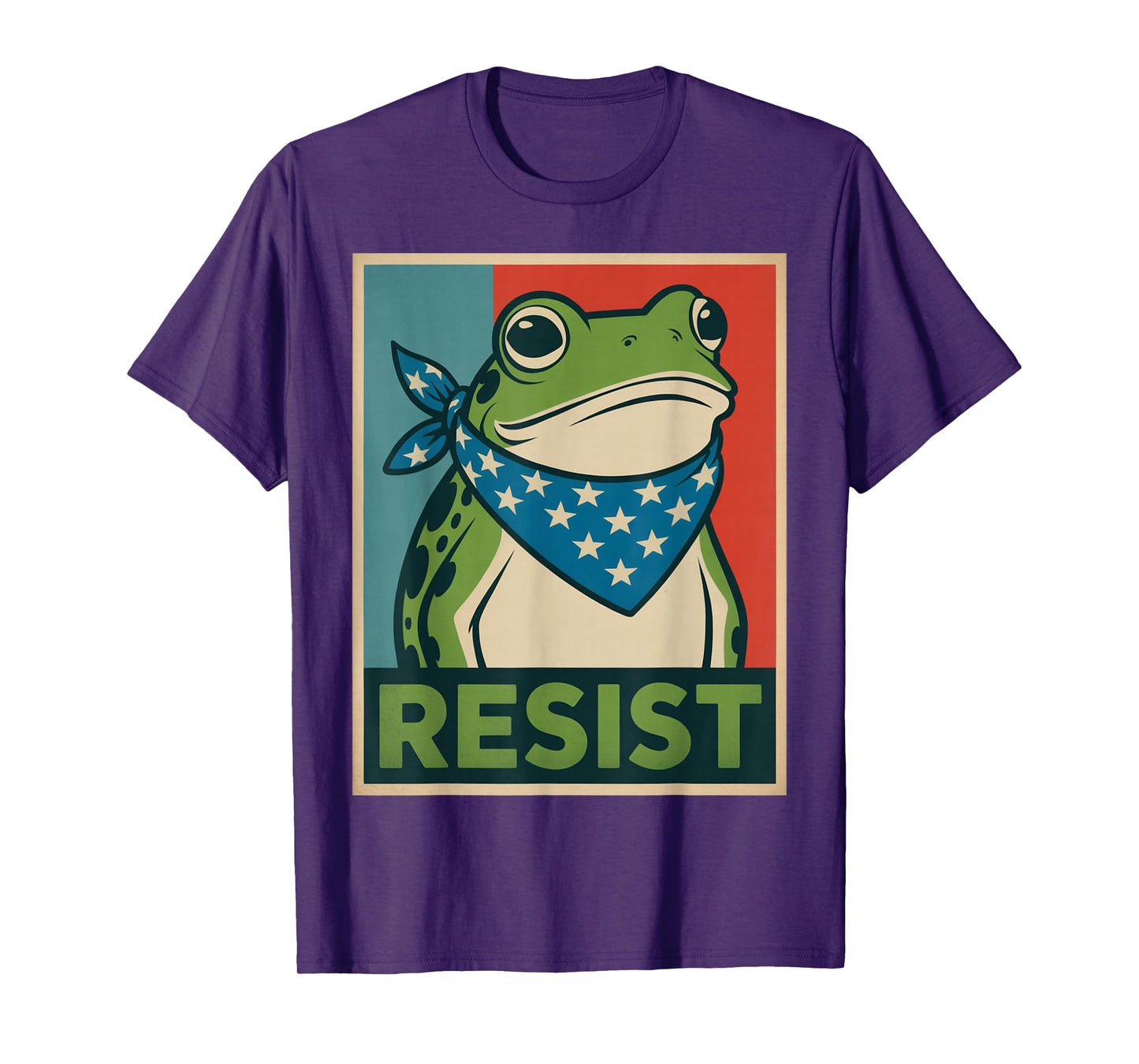 Frog Resist Oregon No Kings Protest Resistance Democrat T-Shirt