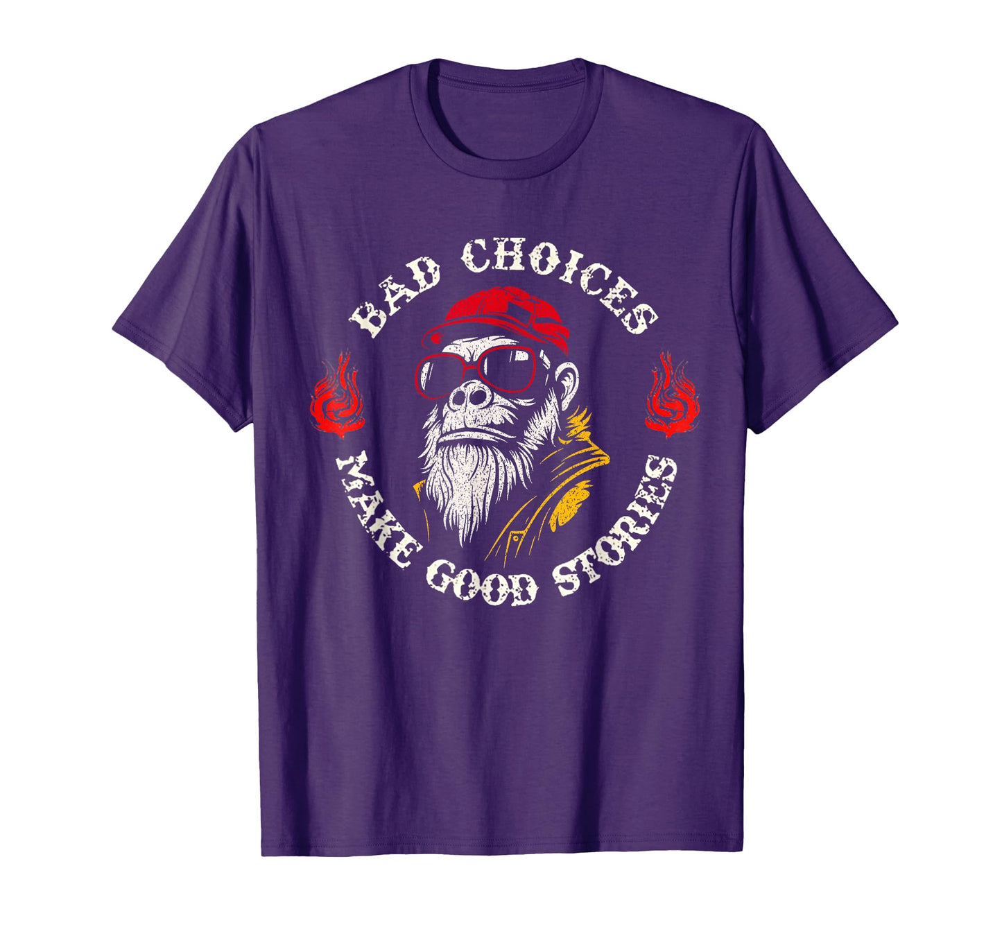 Monkey Bad Choices Make Good Stories T-Shirt