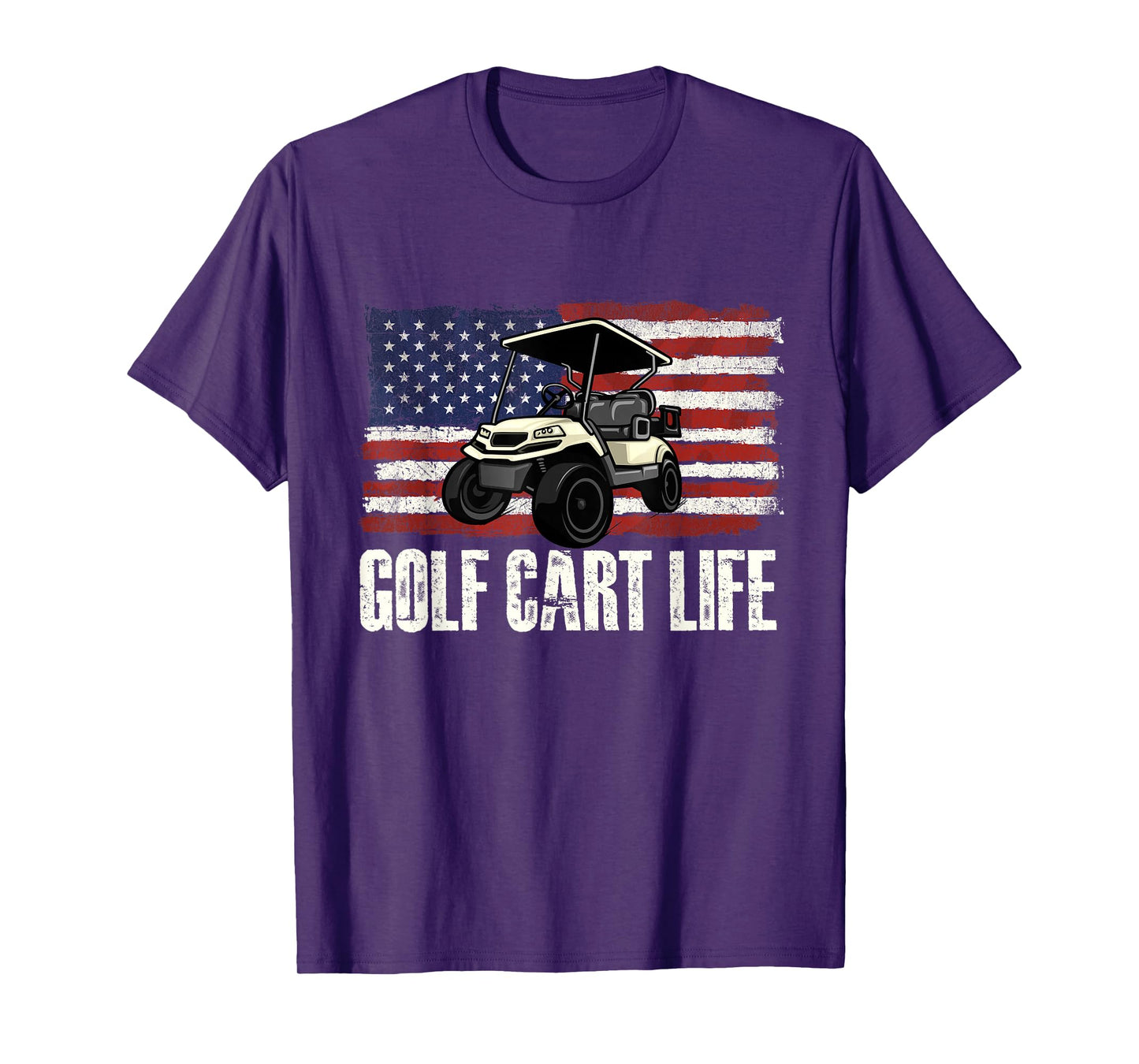 Golf Cart Life - Golf Lover Golfing Golfer Putter T-Shirt