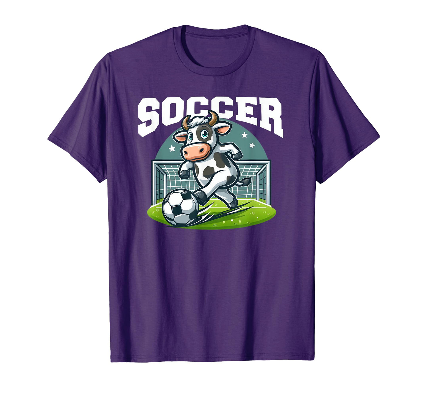 Soccer Cow Playing Soccer Games T-Shirt