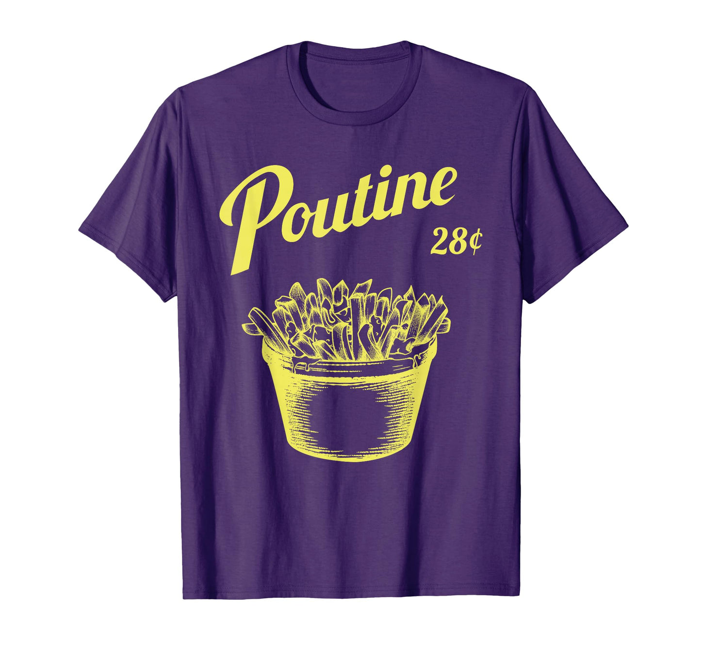 Retro Poutine T-Shirt - Canada & Montreal