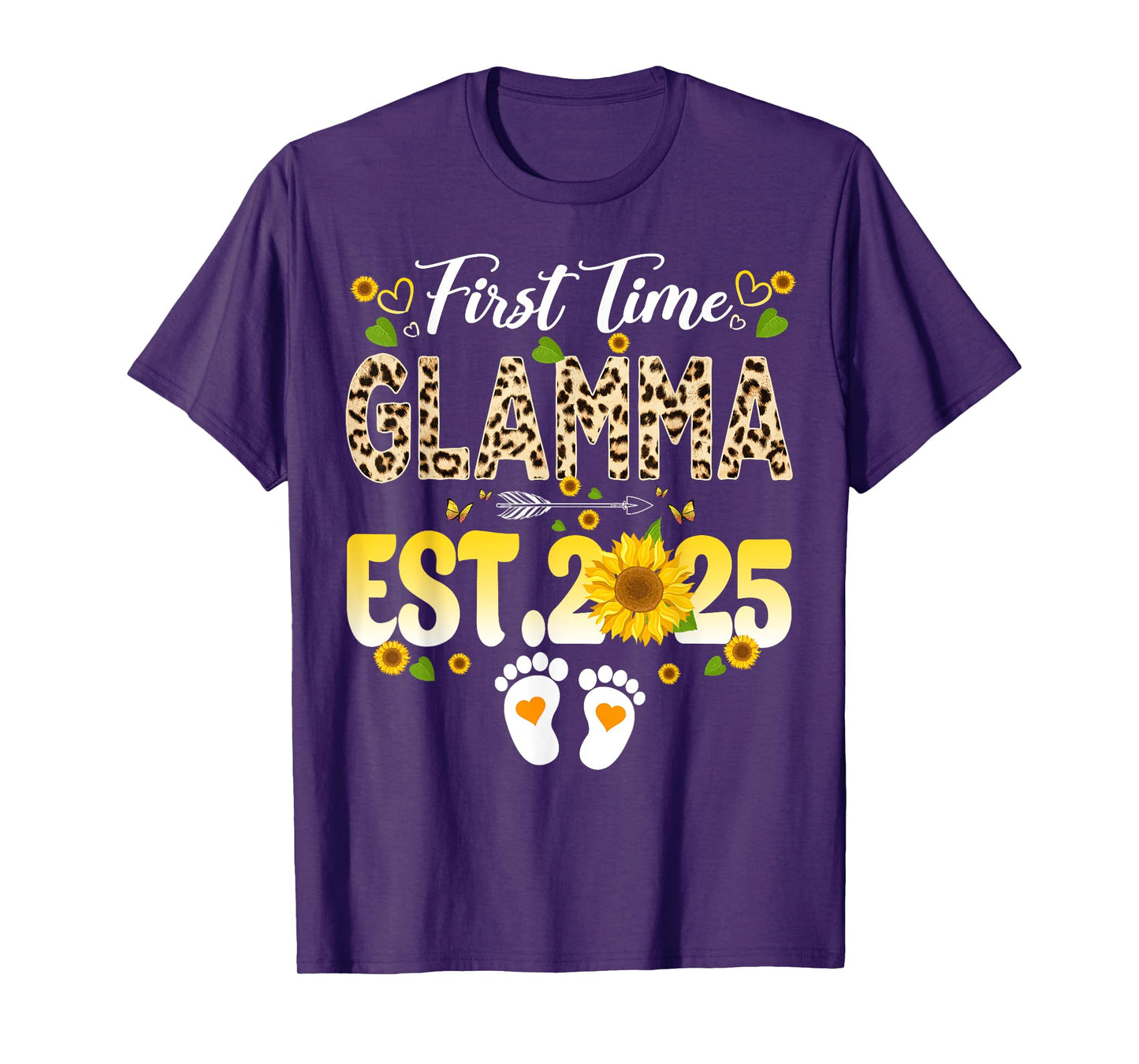 Soon to be Glamma 2025 Mother's Day First Time Mom Pregnancy T-Shirt