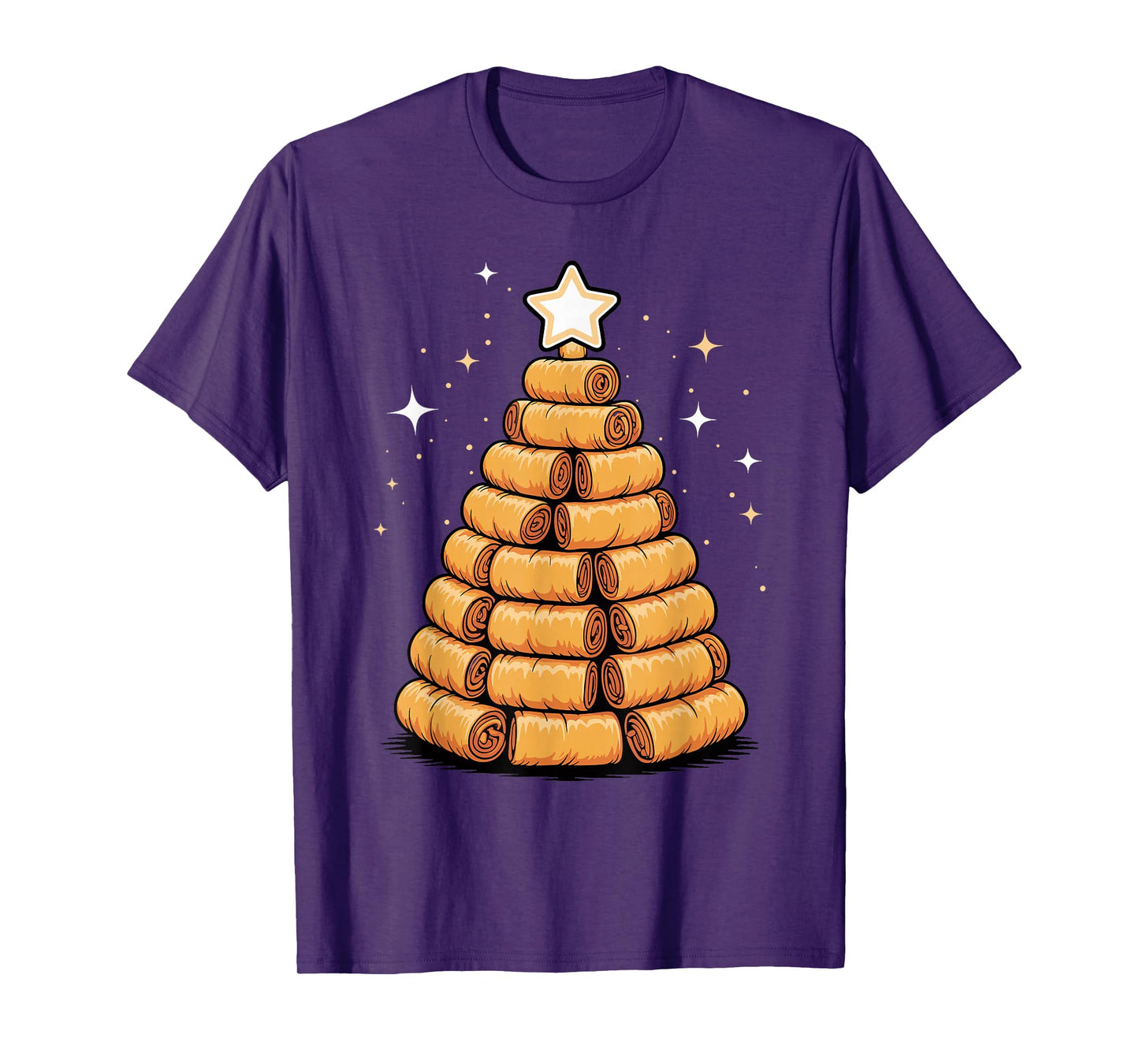 Christmas Tree Lumpia Filipino Spring Rolls T-Shirt
