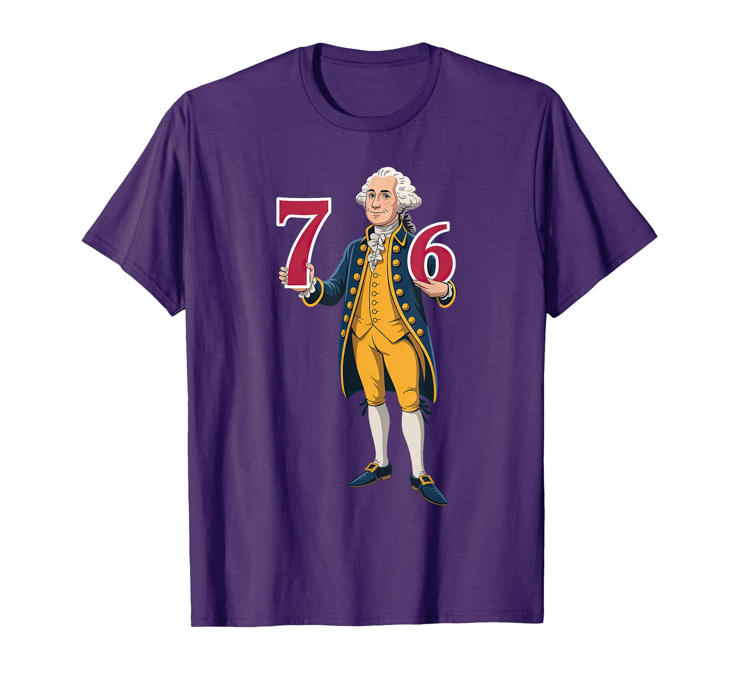 6 7 7 6 George Washington Six Seven T-Shirt