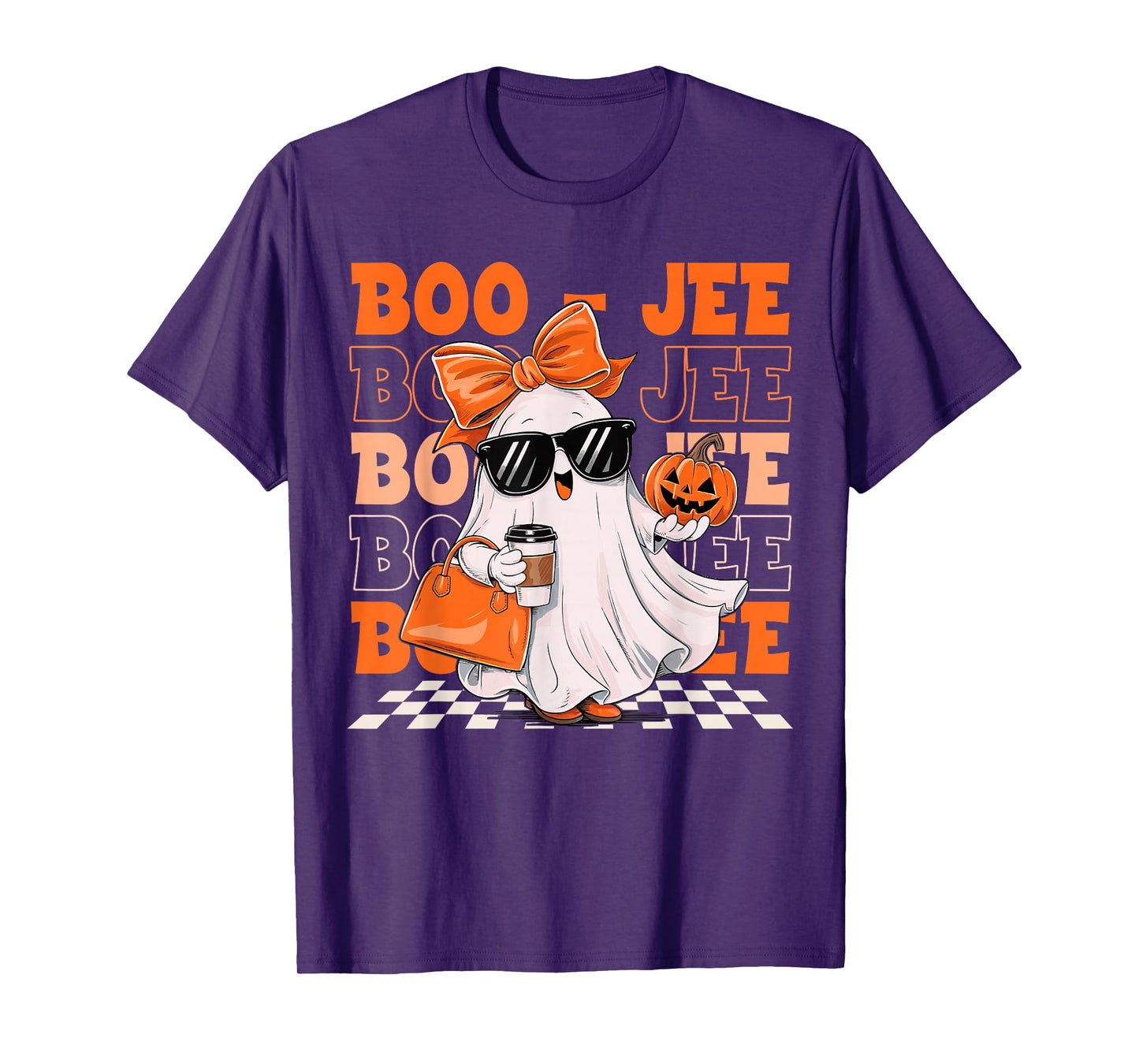 Cute Ghost Boujee Boo-Jee Funny Halloween Spooky Season T-Shirt