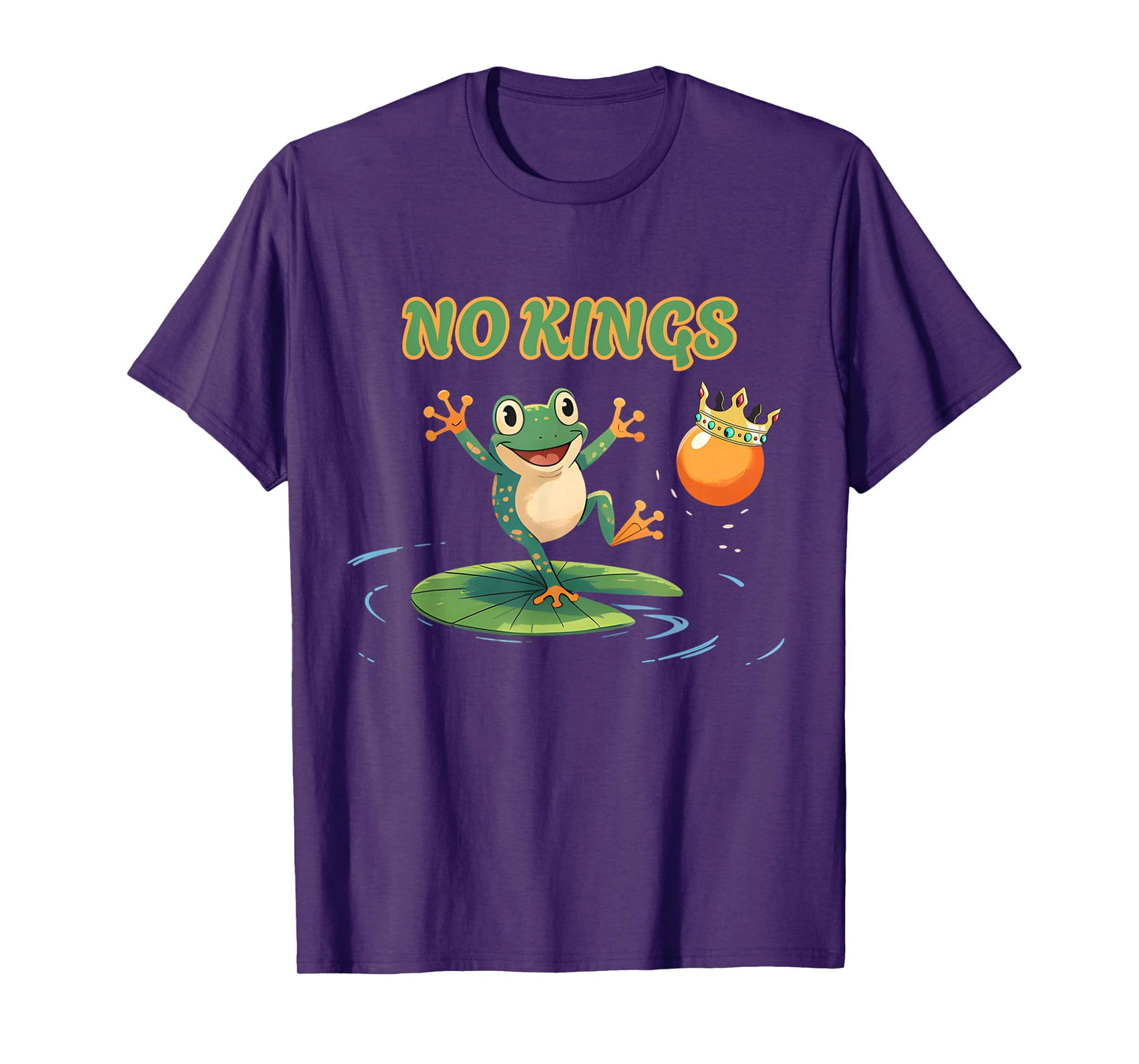 Funny No Kings Portland Frog Protest T-Shirt
