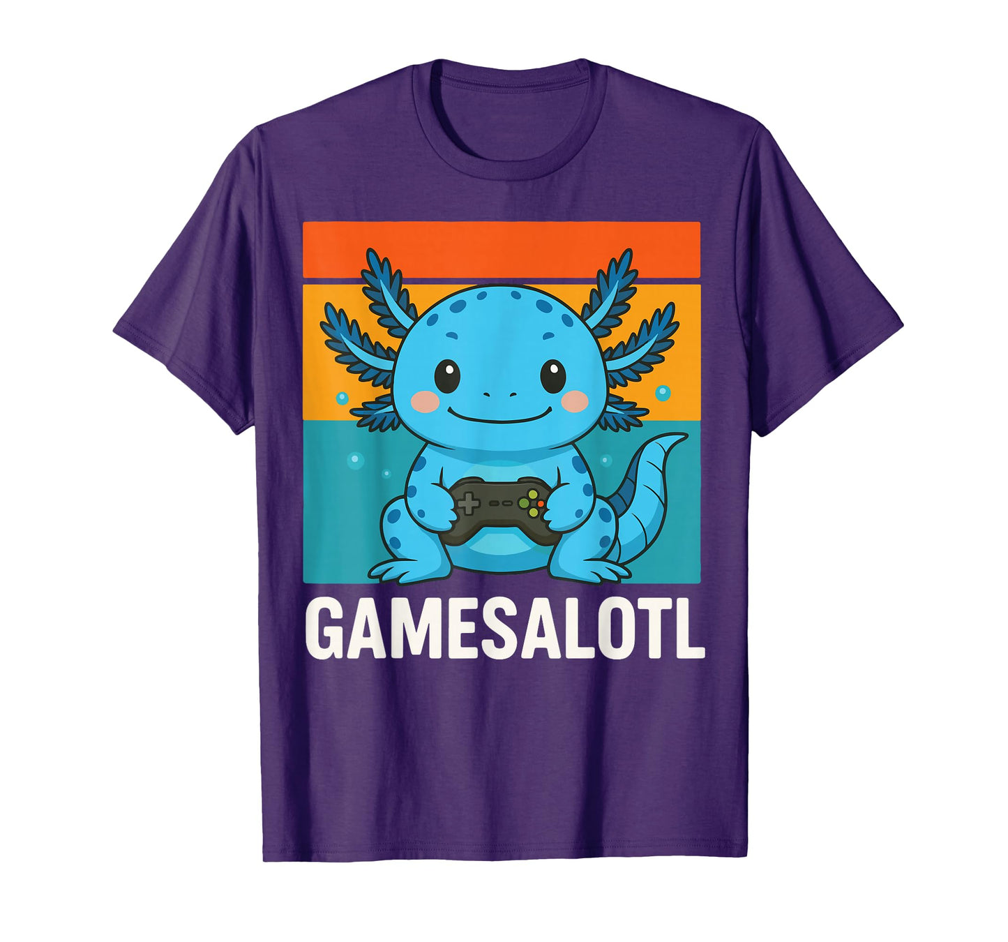 Gamesalotl Axolotl Gaming T-Shirt