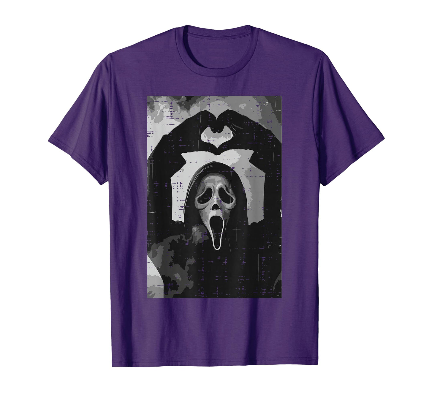 Halloween Scary Face Funny Horror Poster Men Women Kids T-Shirt