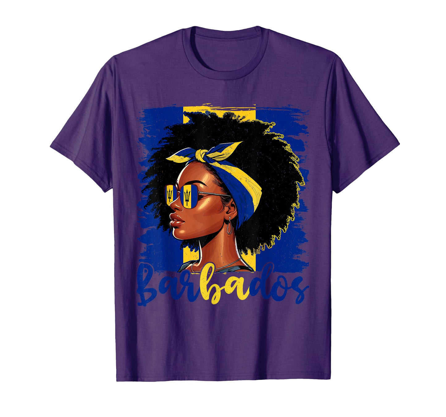 Bajan Girl Barbados Flag Proud Barbadian Women T-Shirt