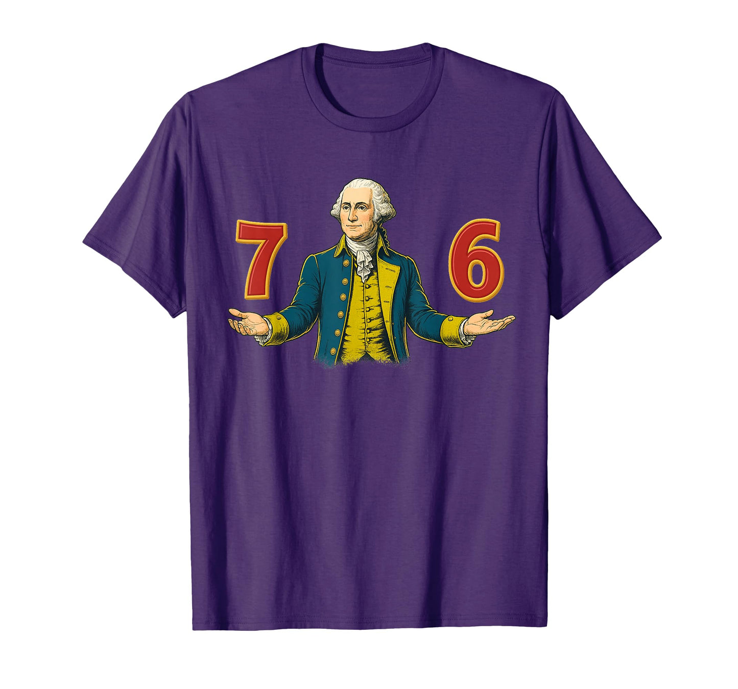 6-7 7-6 George Washington Six Seven 67 76 T-Shirt