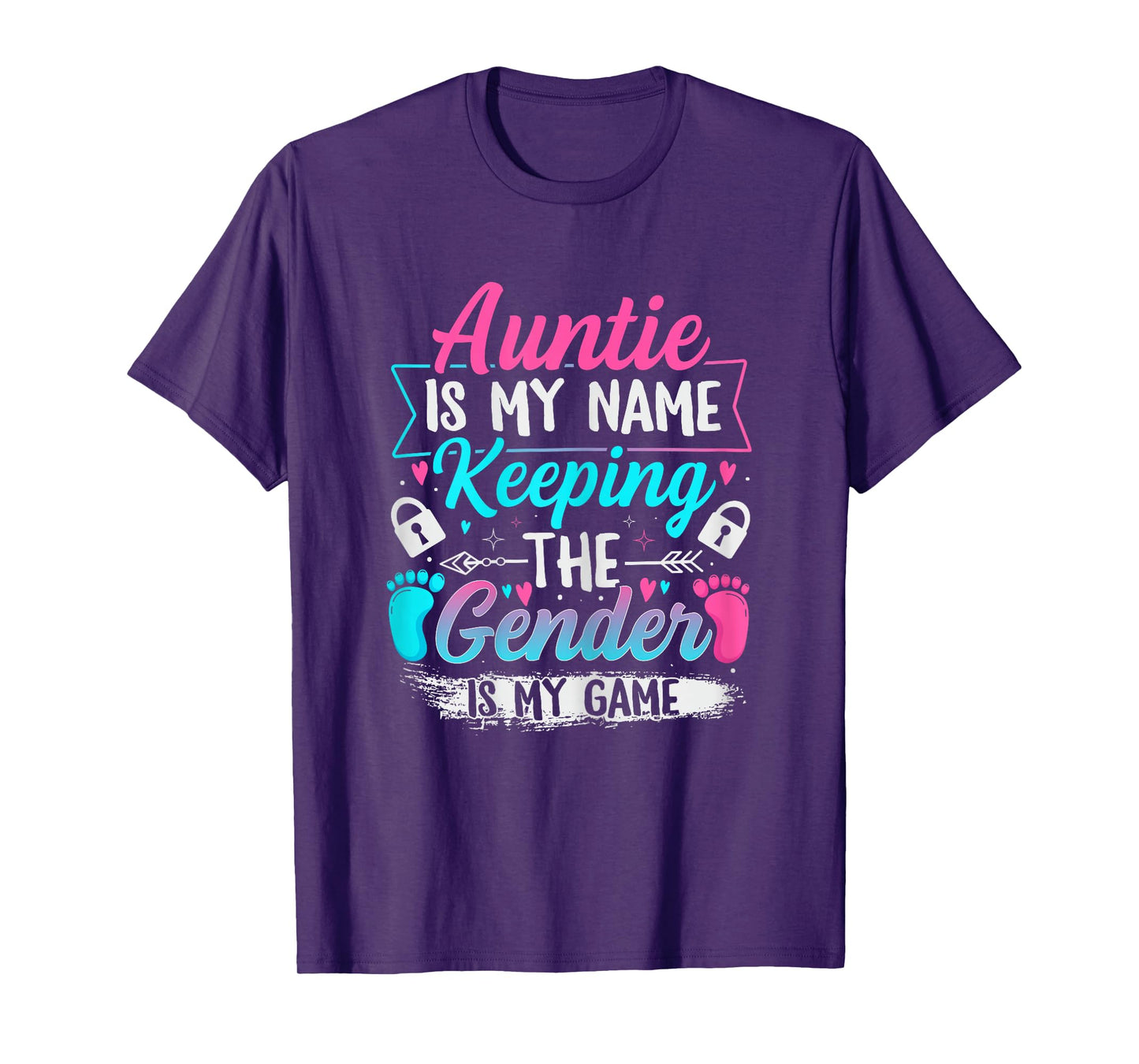 Gender Reveal Design for a Keeper of the Gender Aunt T-Shirt