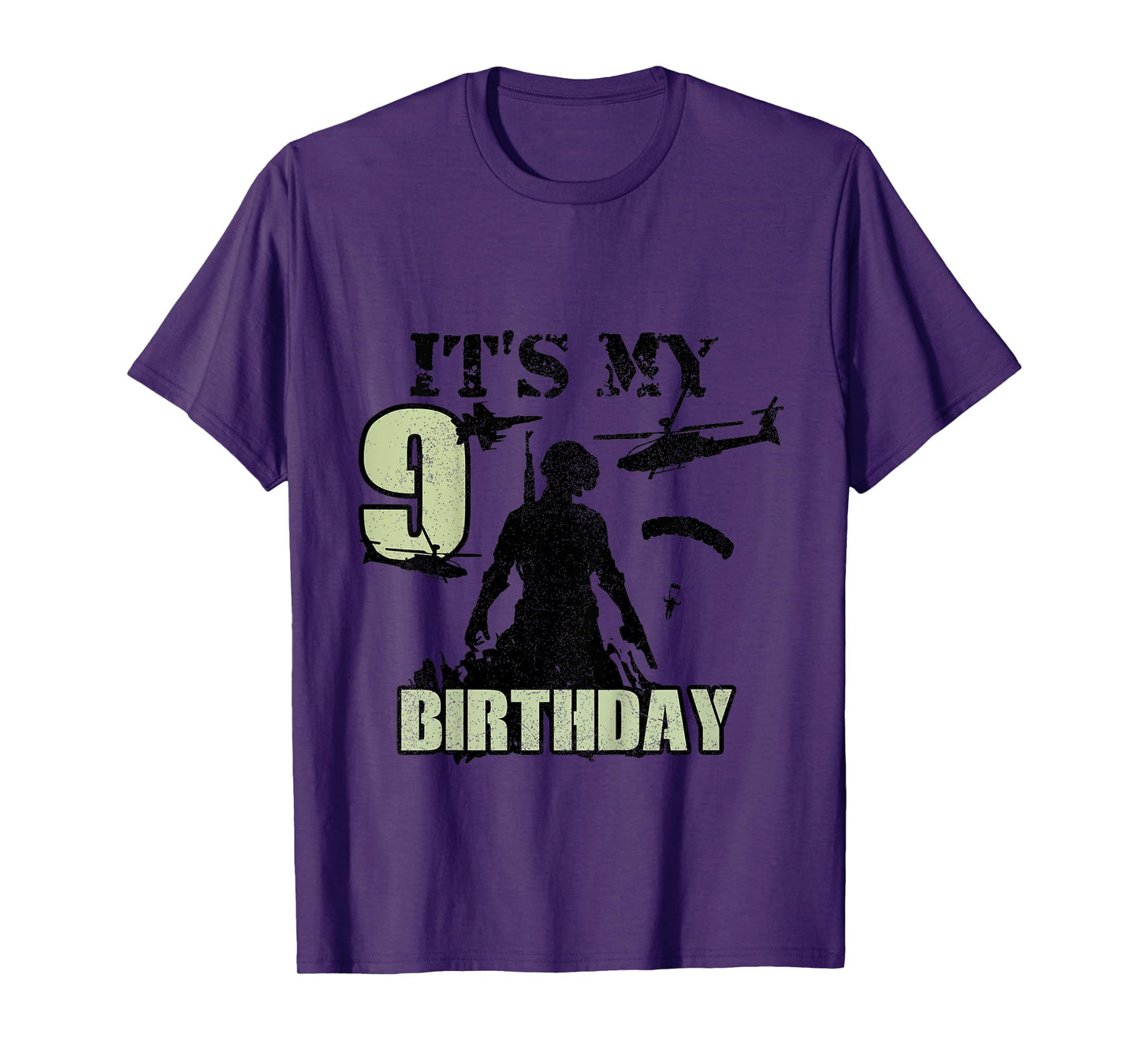 9 Year Old Call Of Theme It's My Birthday Gift Boys Girls T-Shirt