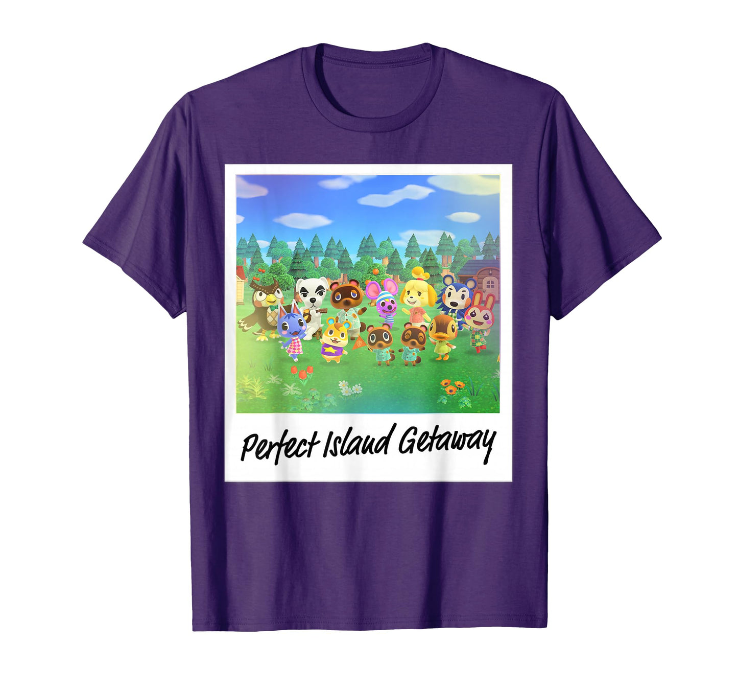 Animal Crossing: New Horizon Perfect Island Getaway Photo T-Shirt