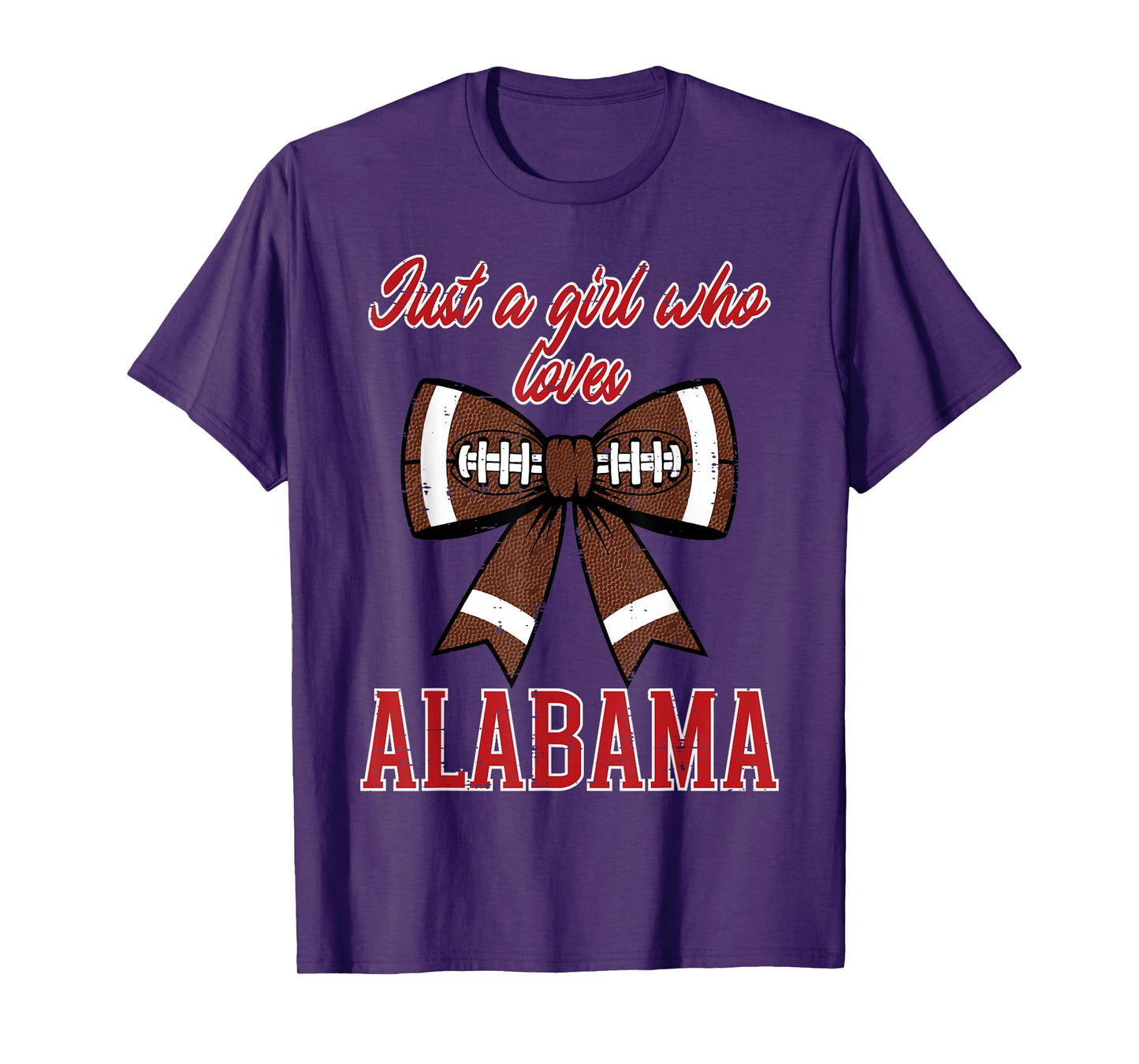 Just A Girl Who Loves Alabama Kids Women Girls Youth Teen T-Shirt