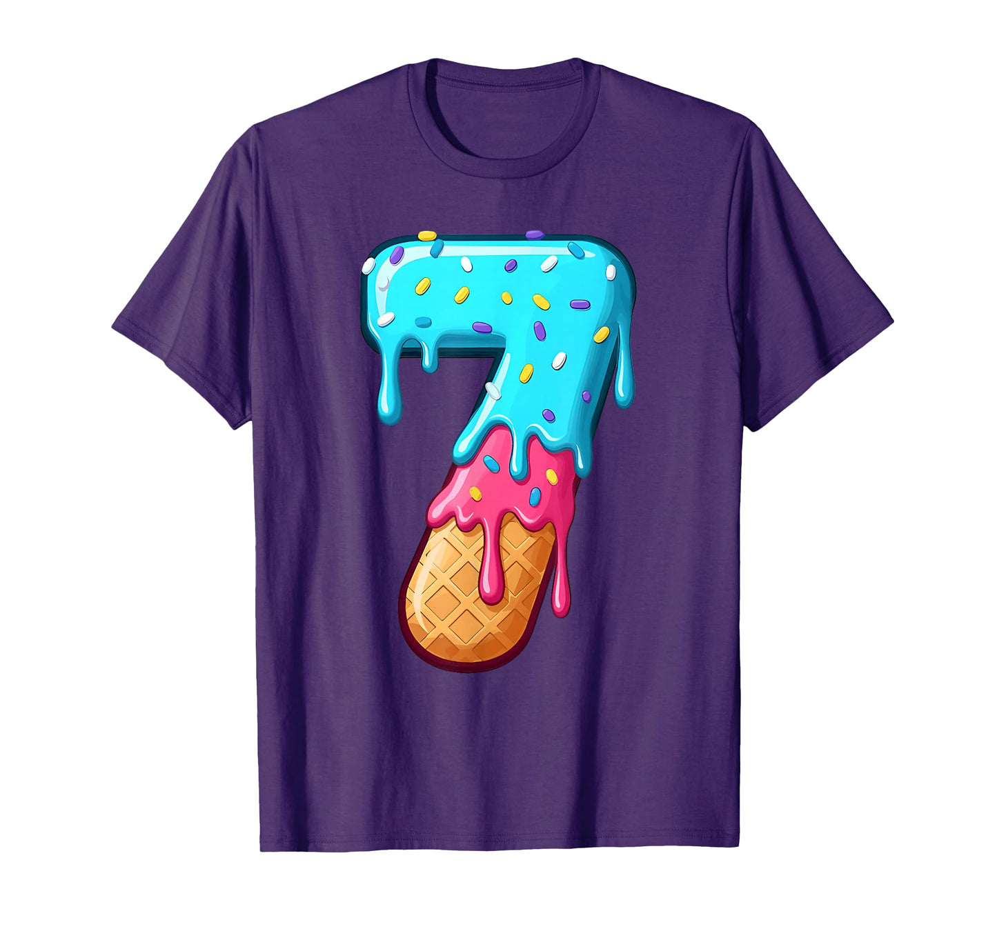 67 Ice Cream Drip Meme Funny 6 7 Halloween Costume Couple T-Shirt