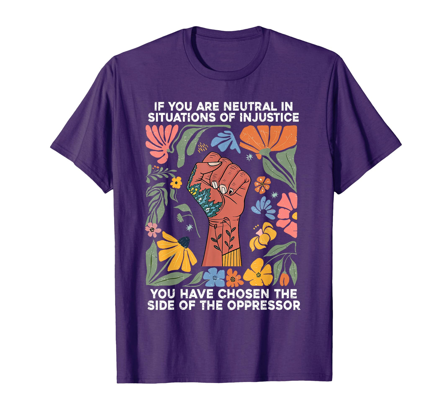 If You Are Neutral In Situations Women Resistance Feminist T-Shirt