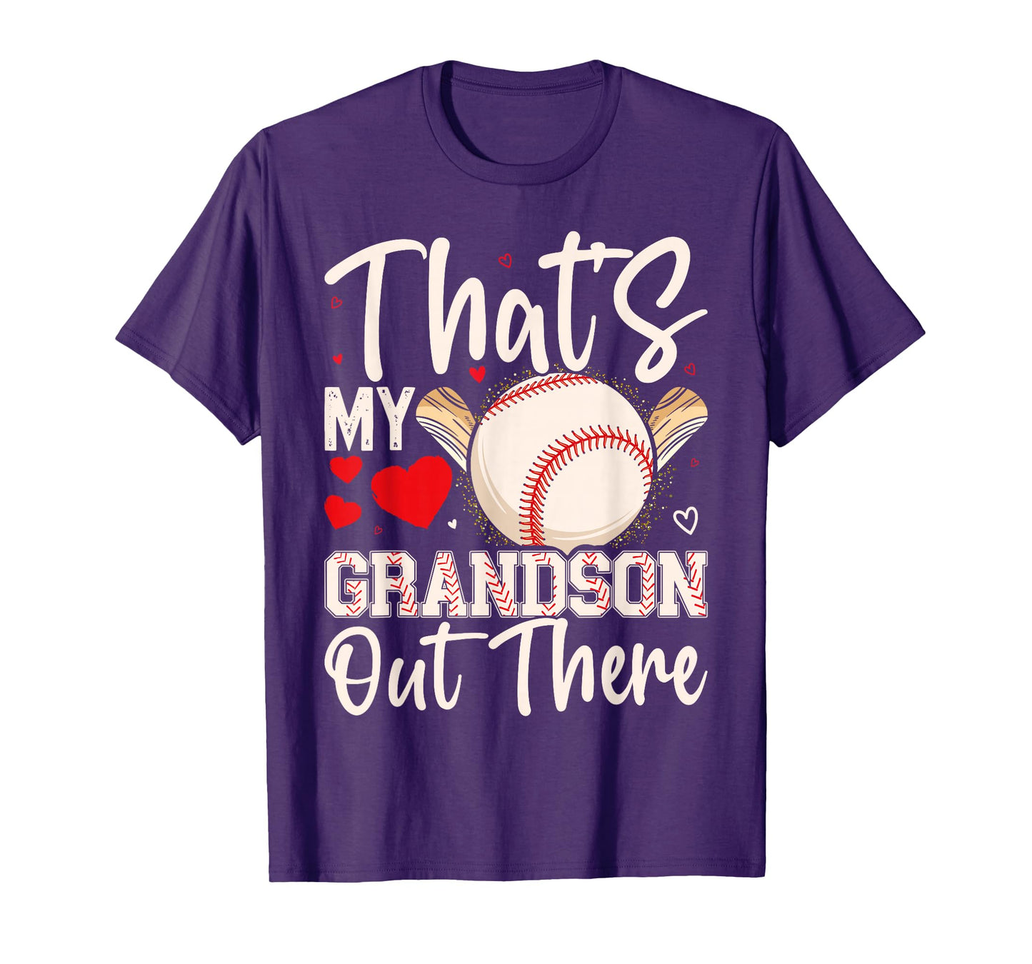 That's My Grandson Out There Baseball Grandma Mother's Day T-Shirt