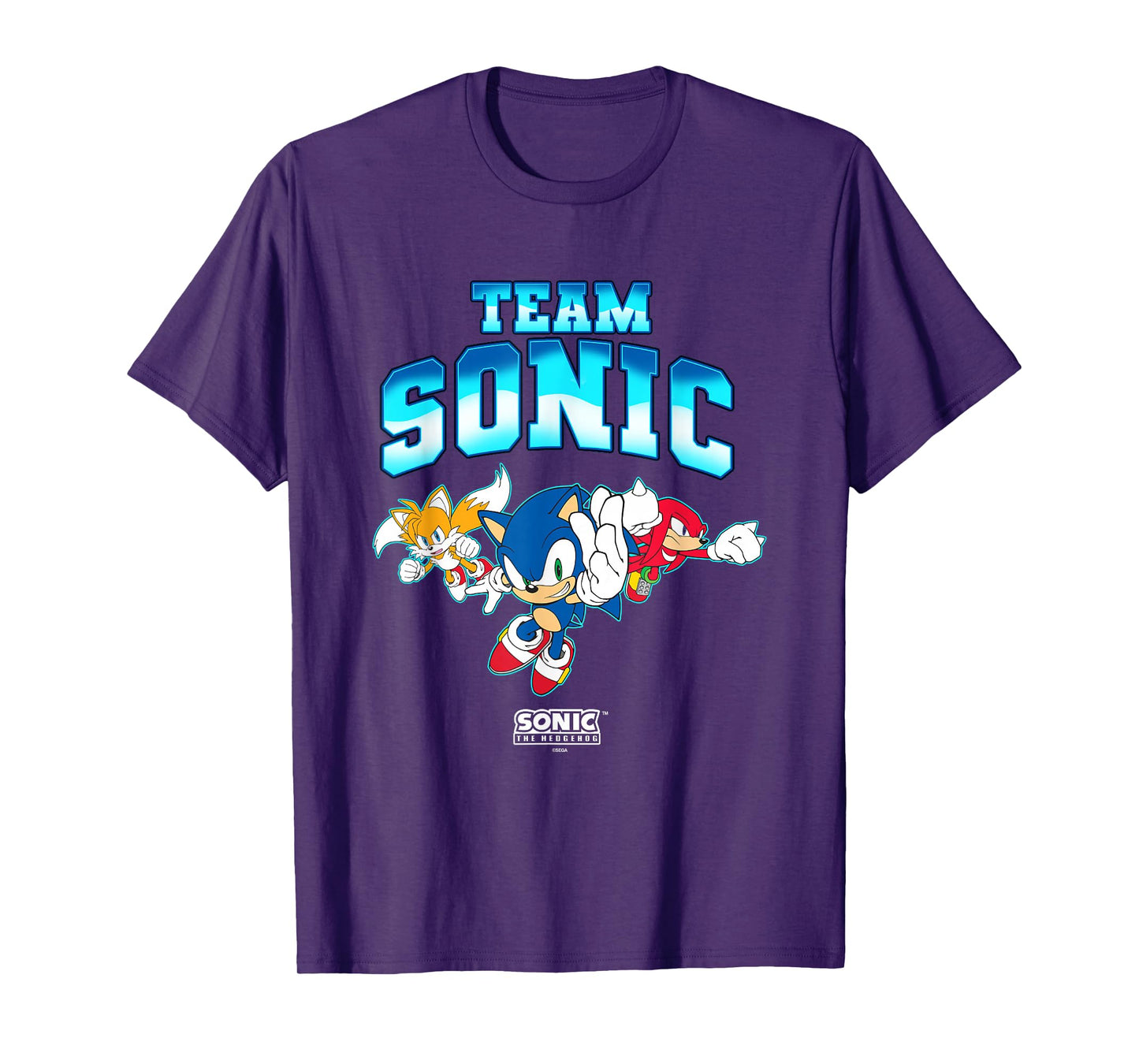 Sonic The Hedgehog Team Sonic Main Trio Epic Group Shot T-Shirt