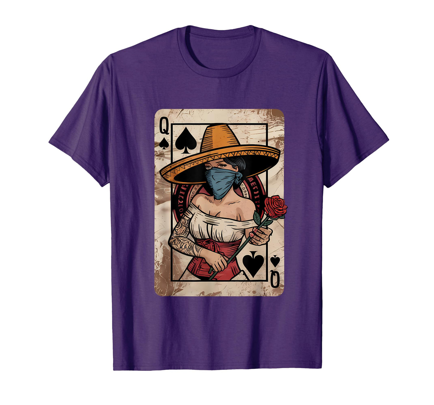 La Chingona Tarot Card Funny Spanish Slang Latina Outlaw T-Shirt
