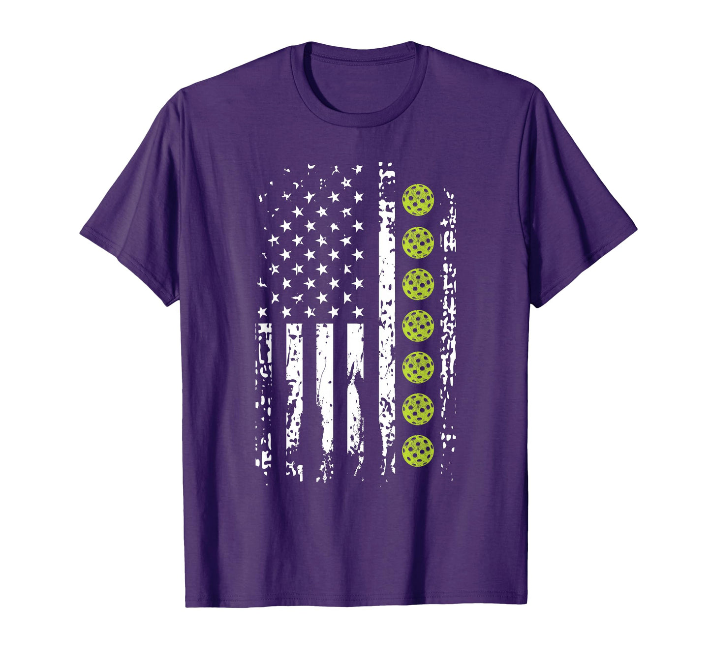 Pickleball Shirt American Flag Pickleball Player Gift T-Shirt