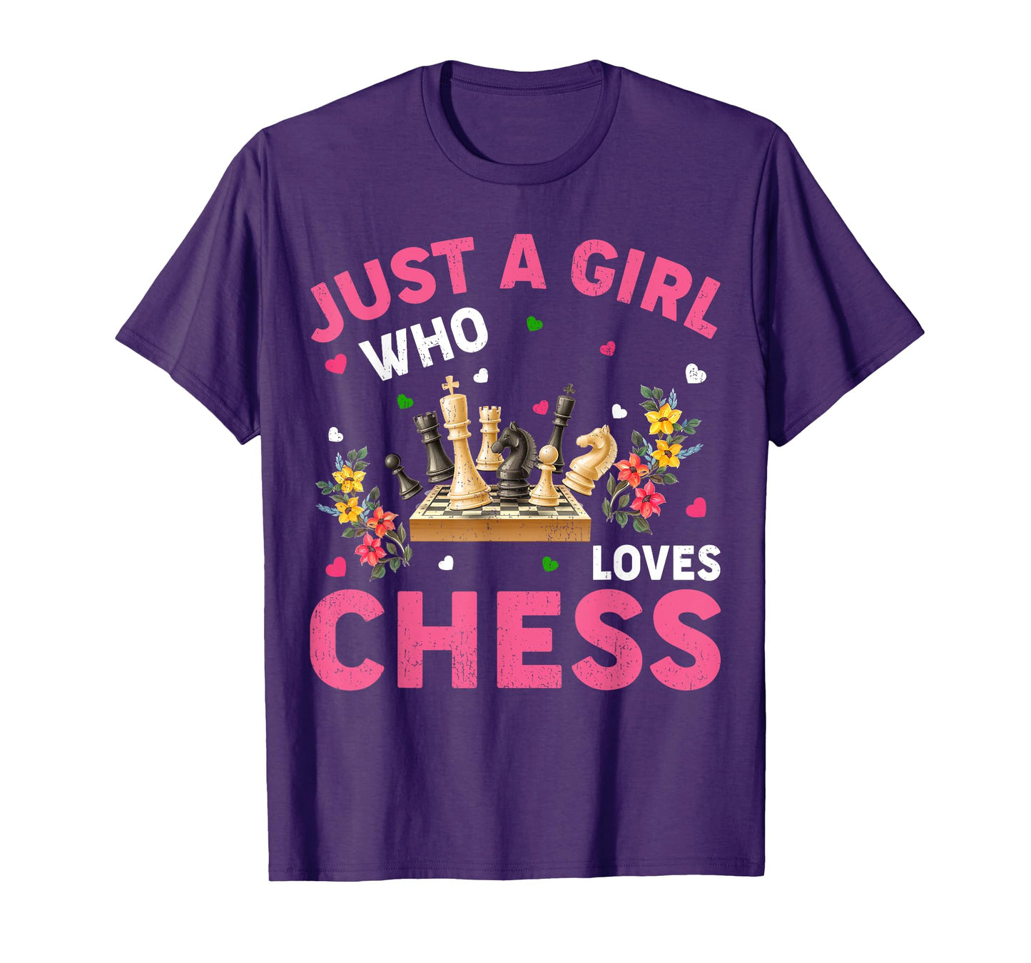 Chess Game Lover Just A Girl Who Loves Chess T-Shirt