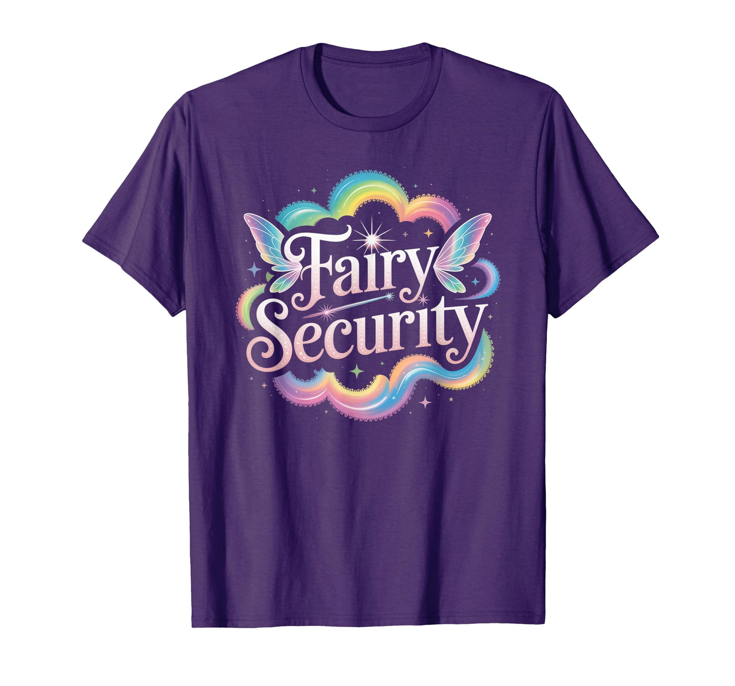 Fairy Security Funny Halloween Costume Dad Mom Group T-Shirt