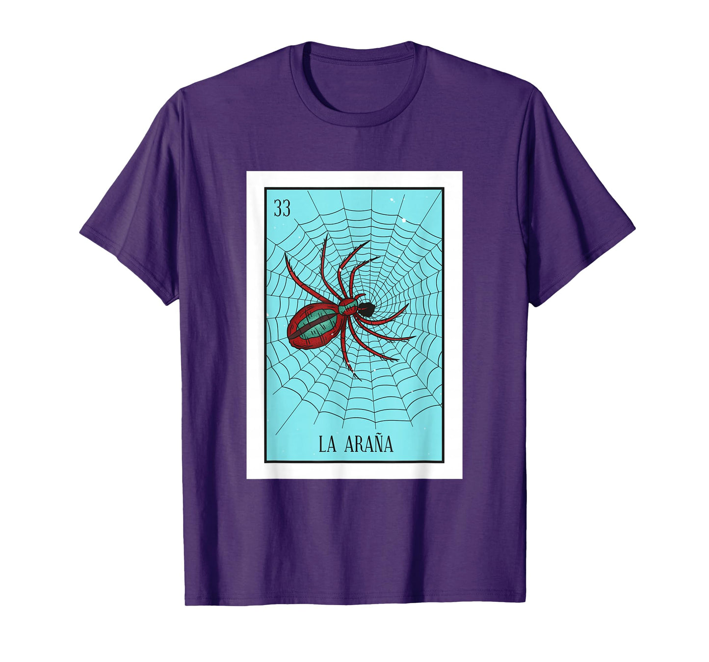 La Araña Lottery Card Gift The Spider Card Mexican Lottery T-Shirt