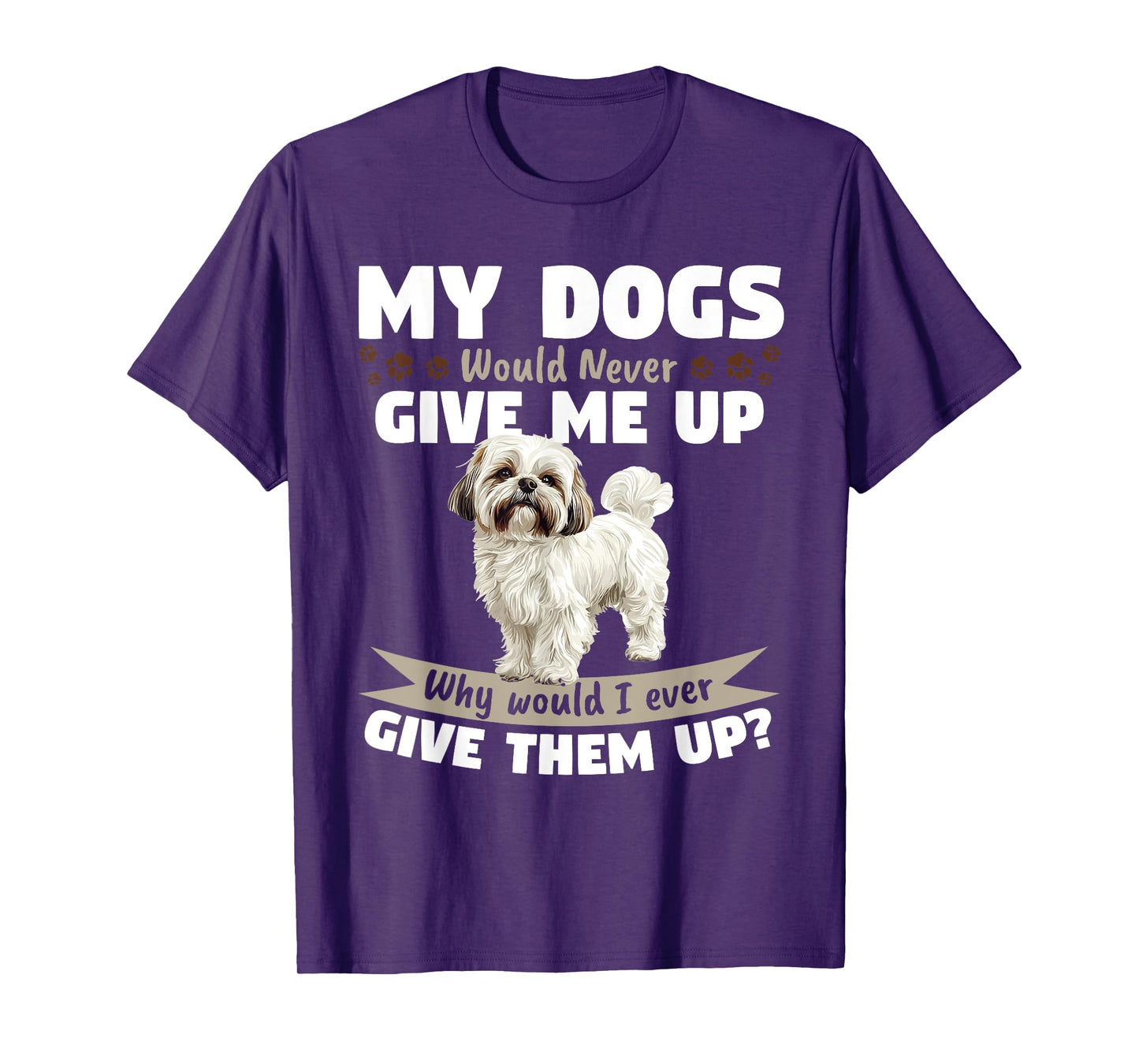 Shih Tzu Dog Owner Men Women Kids T-Shirt
