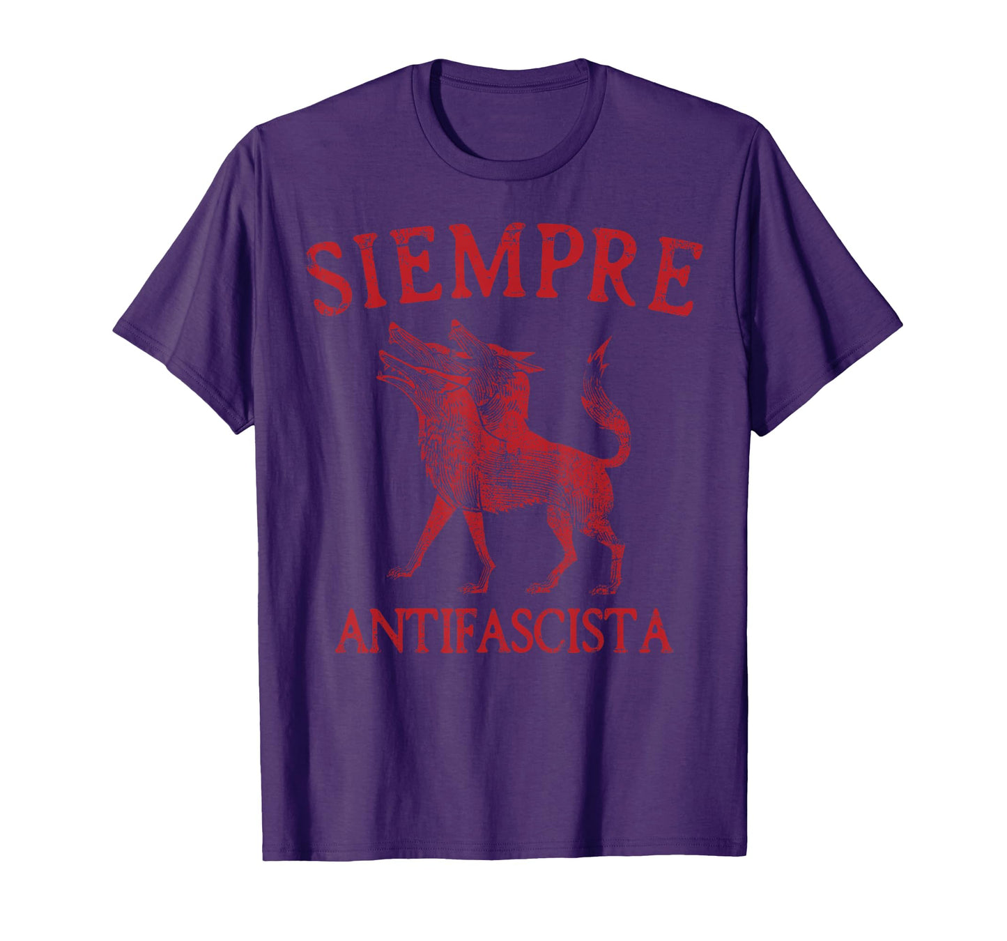 Siempre Antifascista Protest No Kings Anti Fascism Resist US T-Shirt