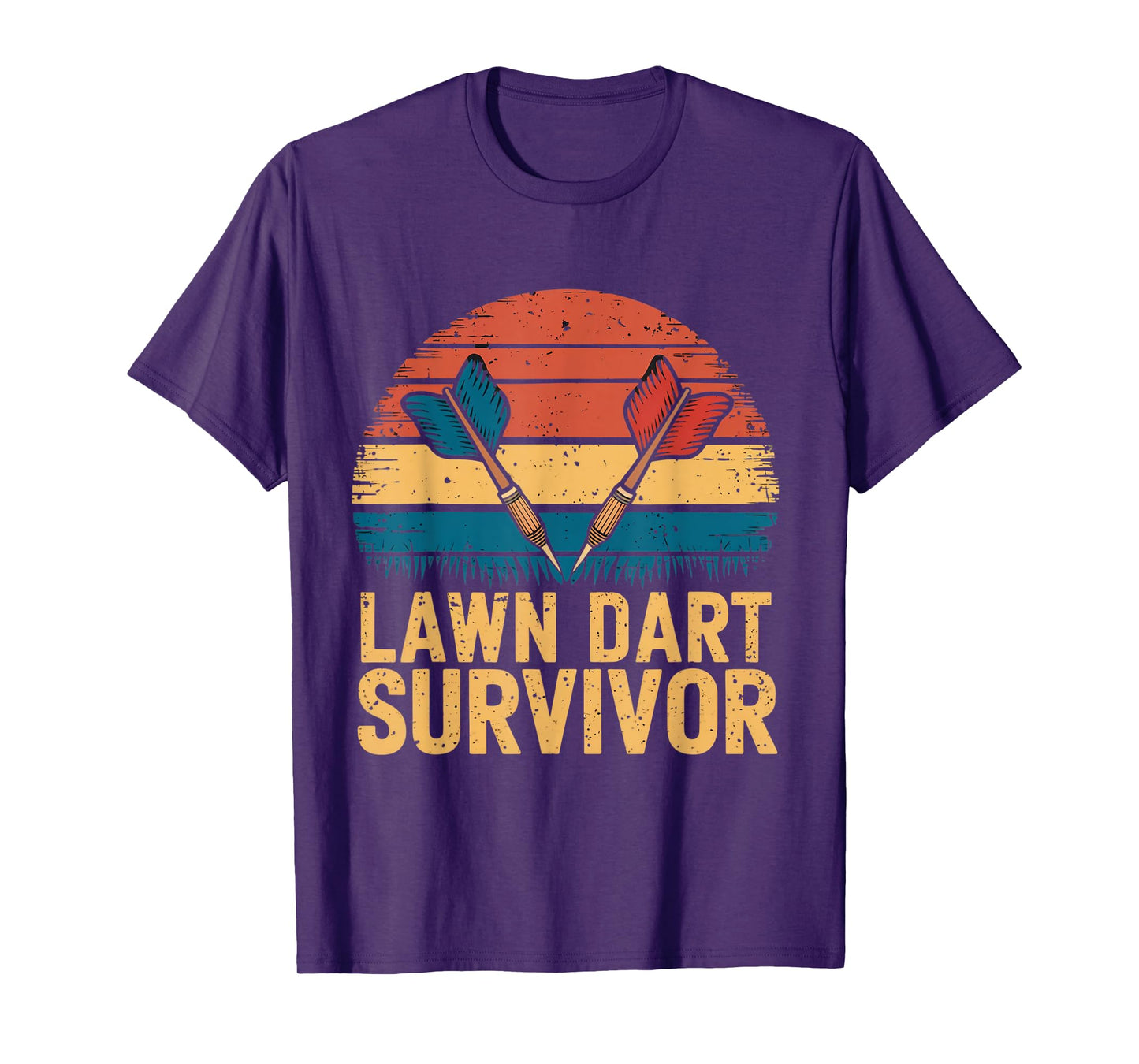 Lawn Dart Survivor Outdoor Games Yard Dart Player Lawn Darts T-Shirt