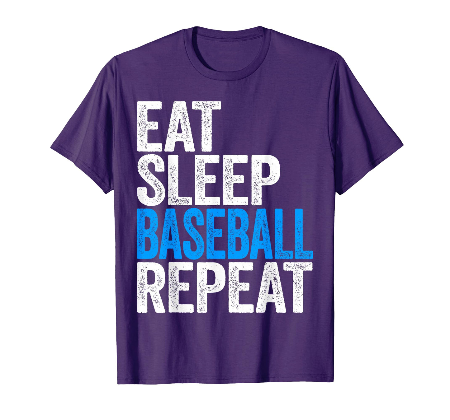 Eat Sleep Baseball Repeat T-Shirt Baseball Player Shirt T-Shirt