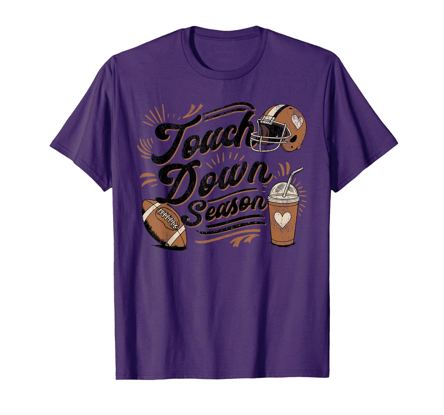 Football Shirts for Women Men Touchdown Season Tshirt Cute T-Shirt