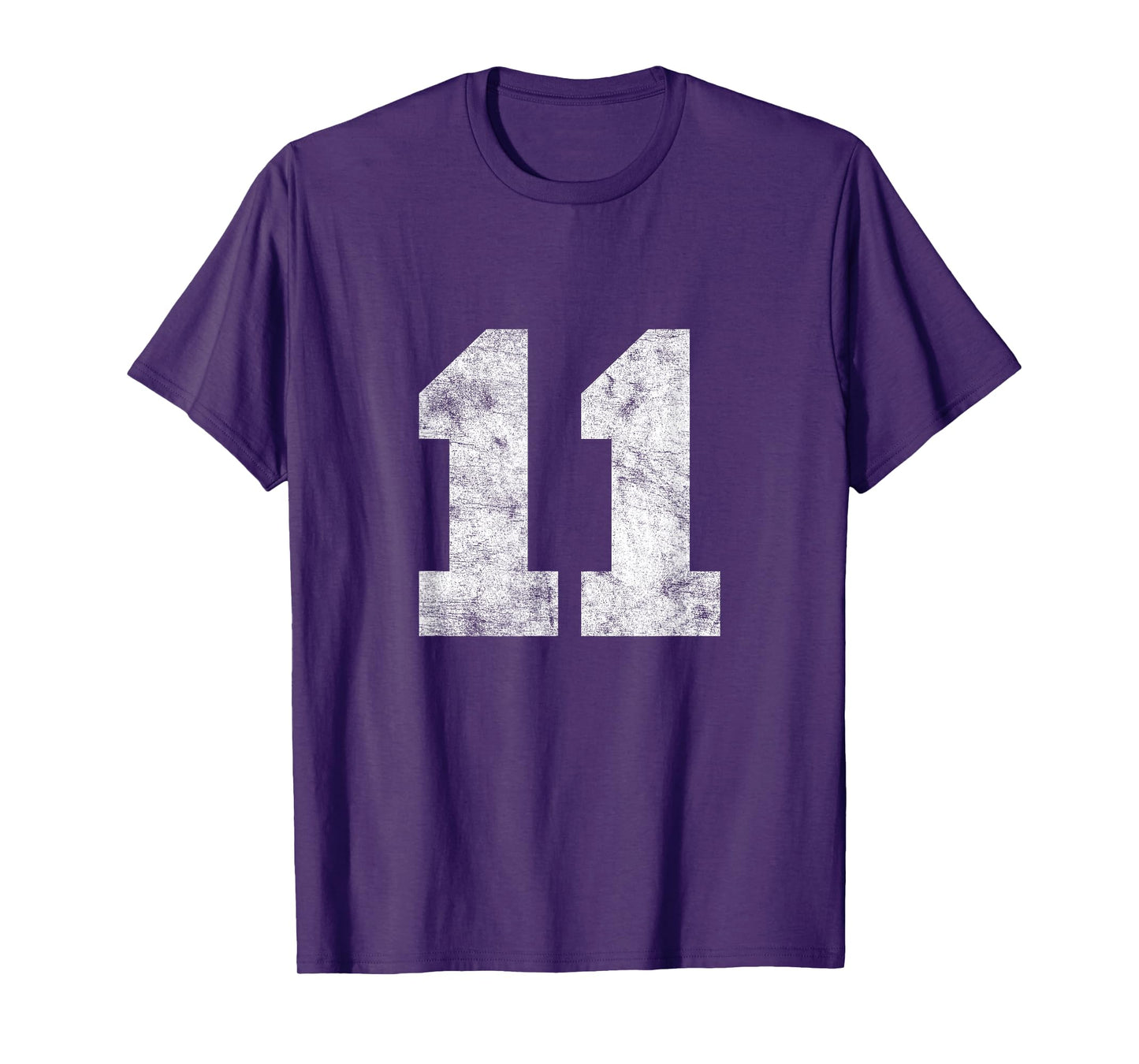 Vintage Lucky Number 11 Birthday Sports Player Team Athlete T-Shirt