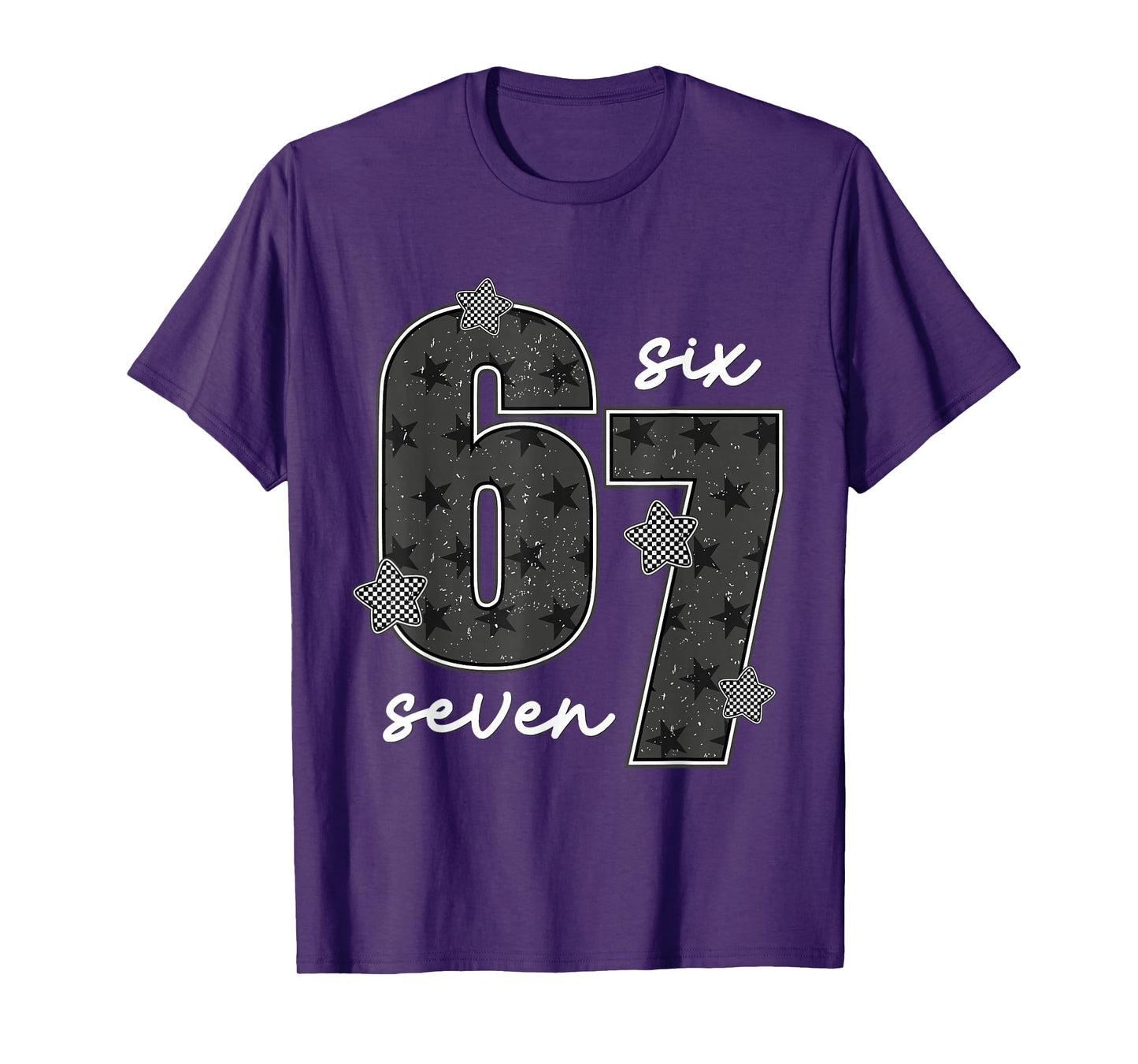 Floral Funny Women Girls 67 Six Seven Meme T-Shirt