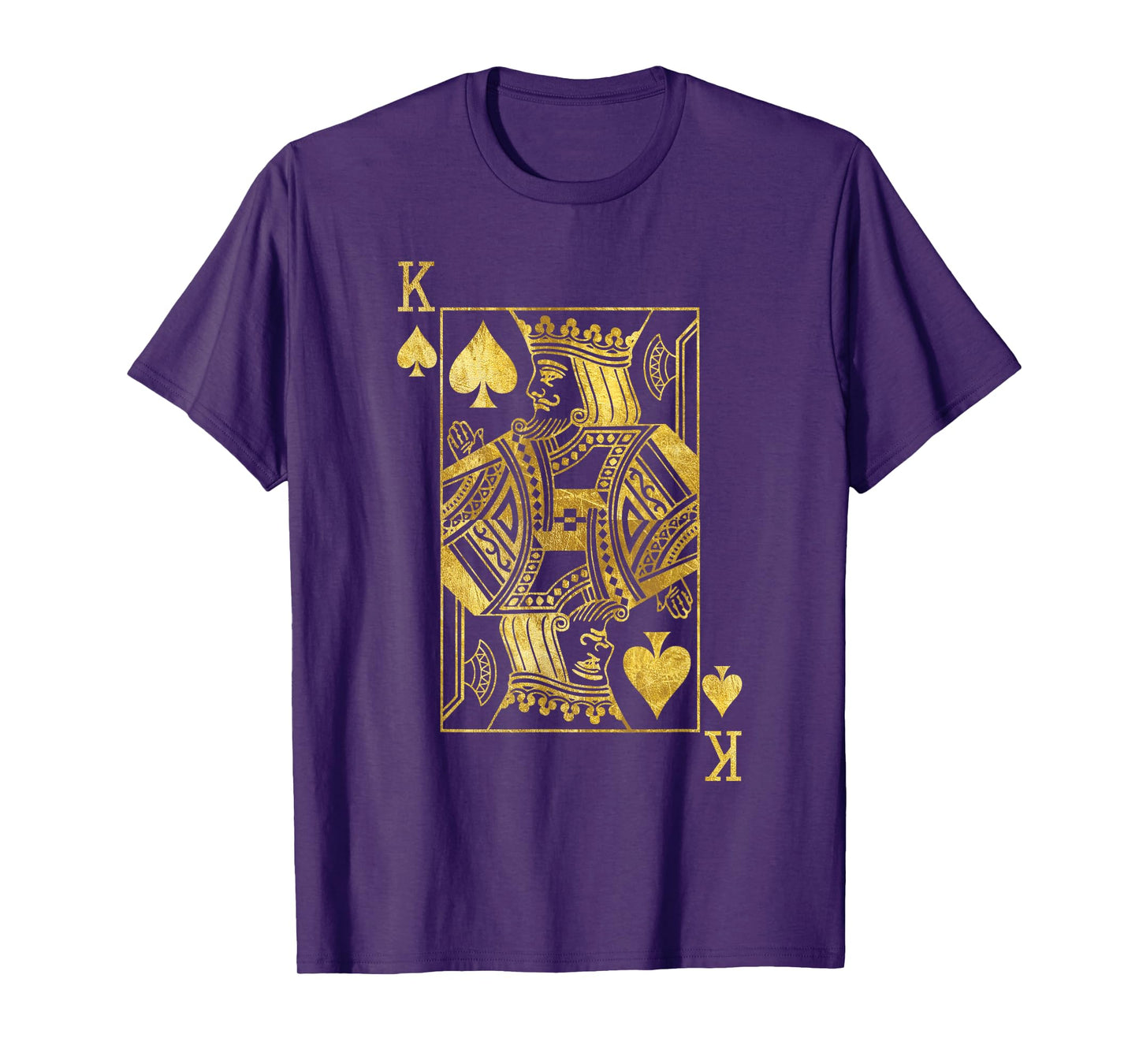 Lucky Poker Cards Knight King of Spade Game Casino T-Shirt
