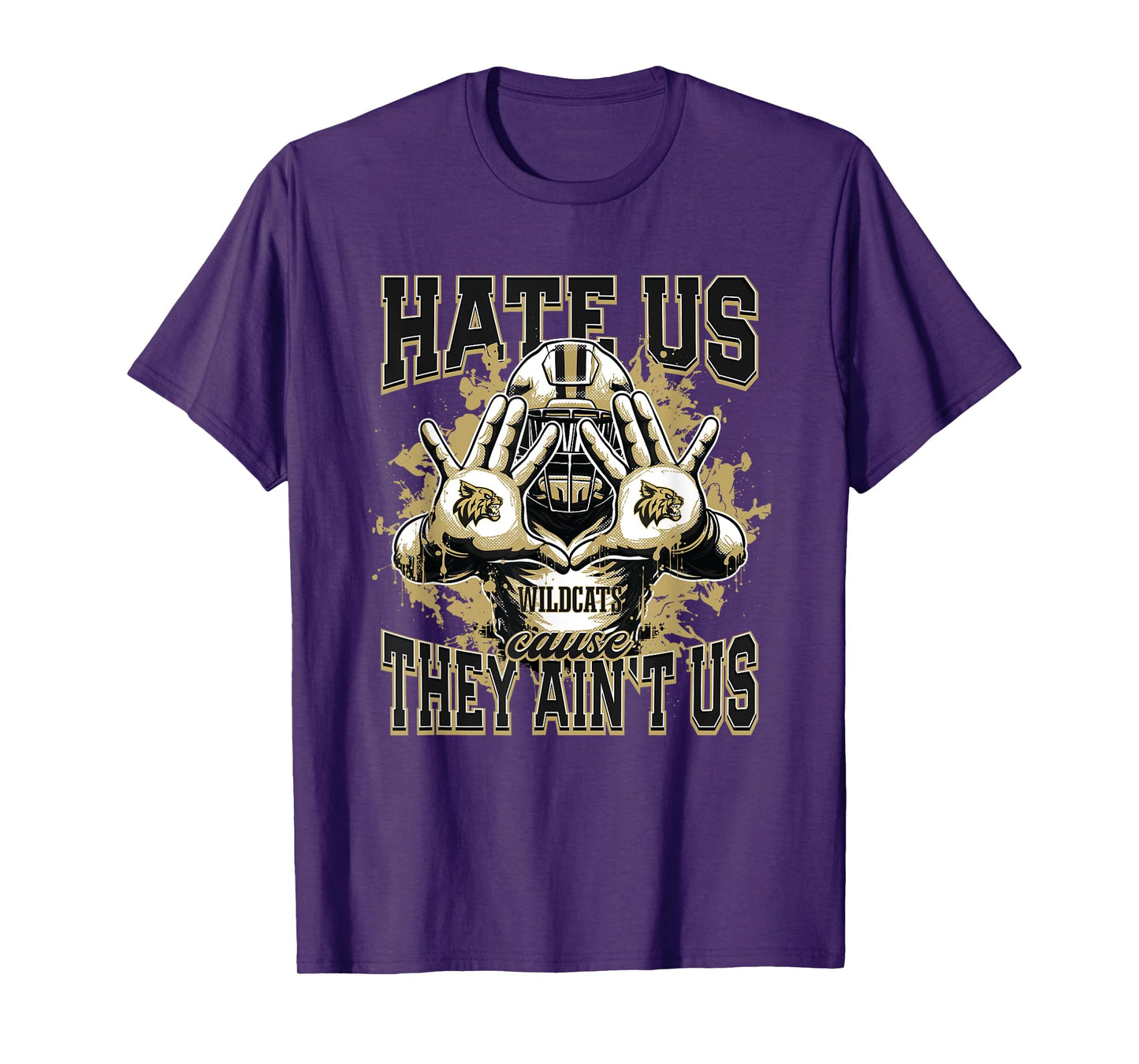 Blacksburg Wildcats Logo Hate Us Cause They Ain't HS T-Shirt