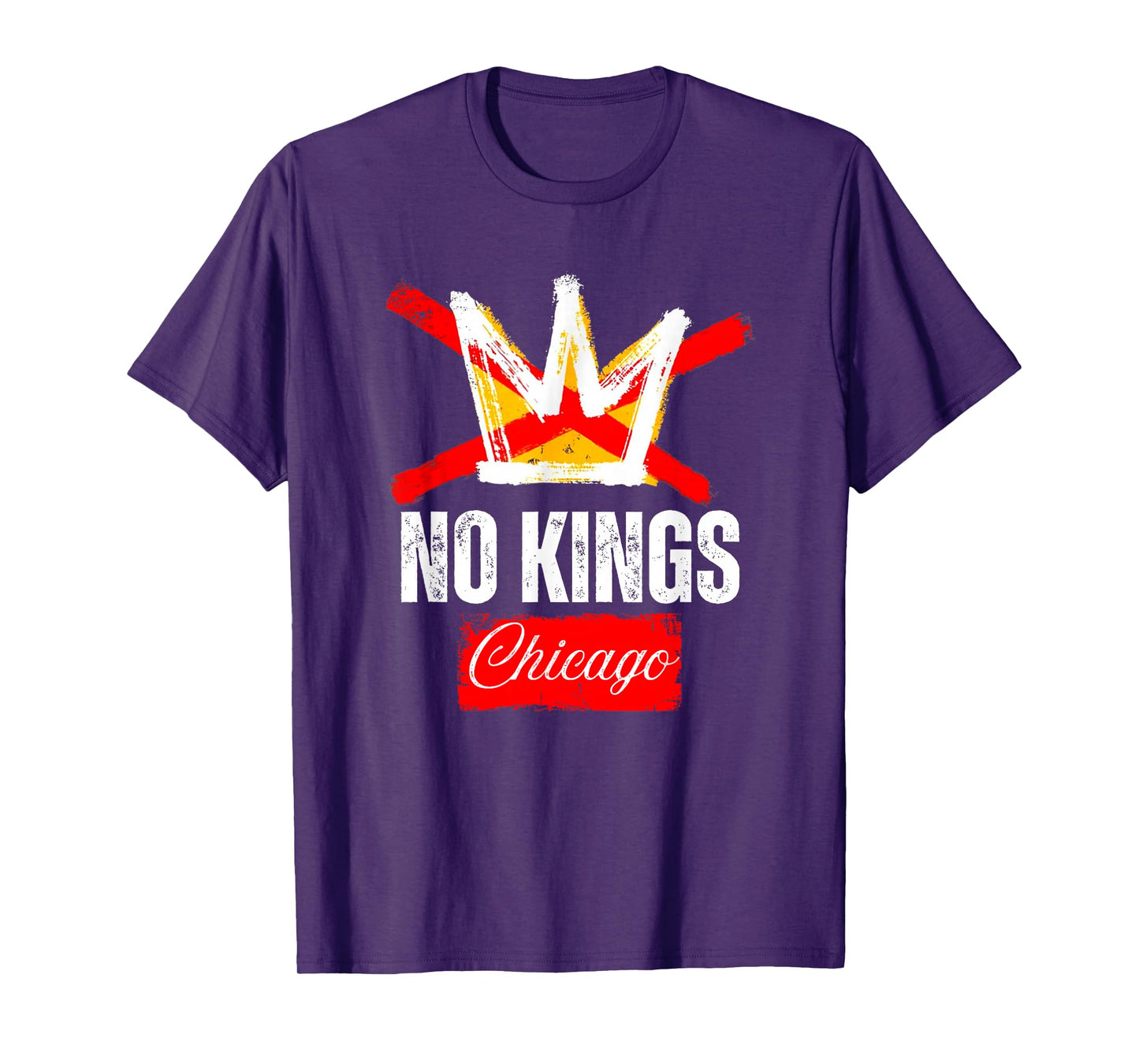 Chicago No Kings Patriotic No Kings 2025 Activist T-Shirt