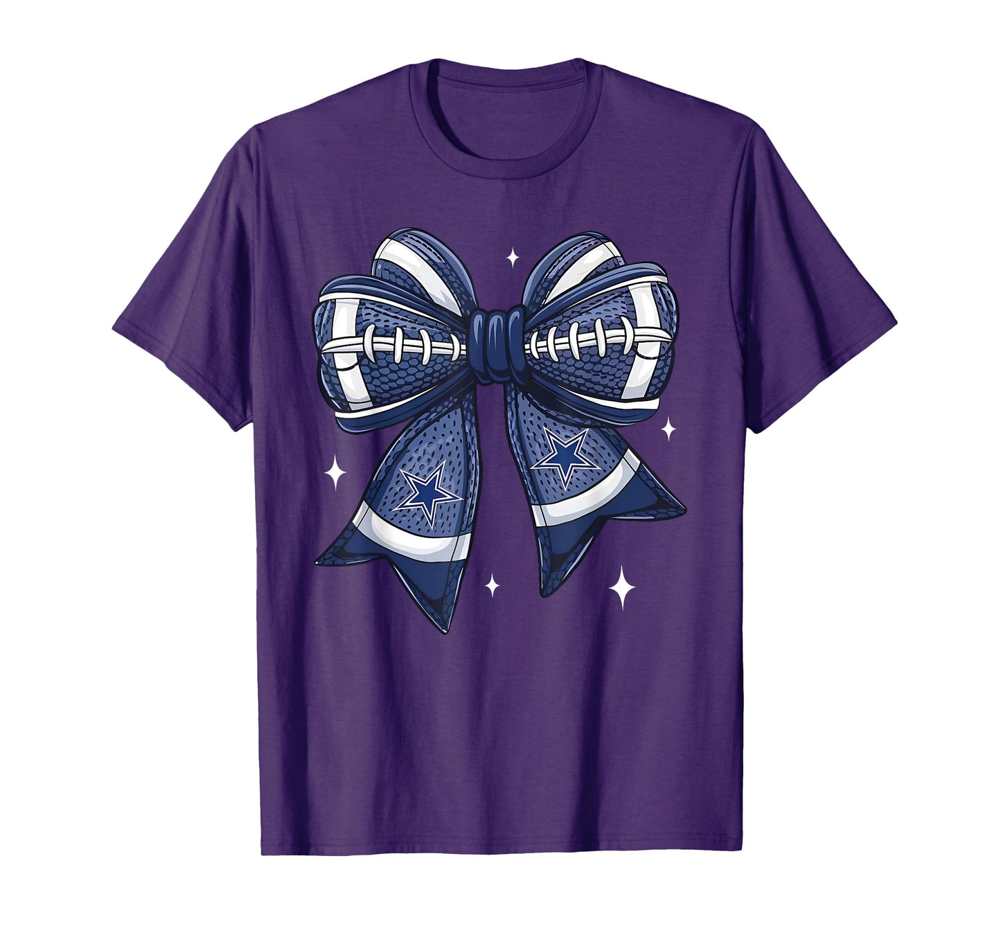 Coquette Bow Touchdown Season Football Game Day Thanksgiving T-Shirt