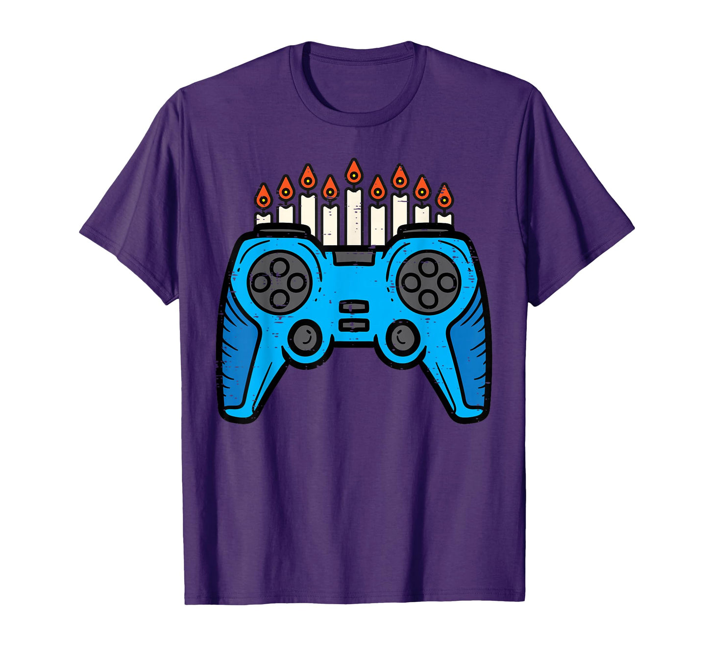 Jewish Video Game Gamer Hanukkah Chanukah Men Boy Youth Kids T-Shirt