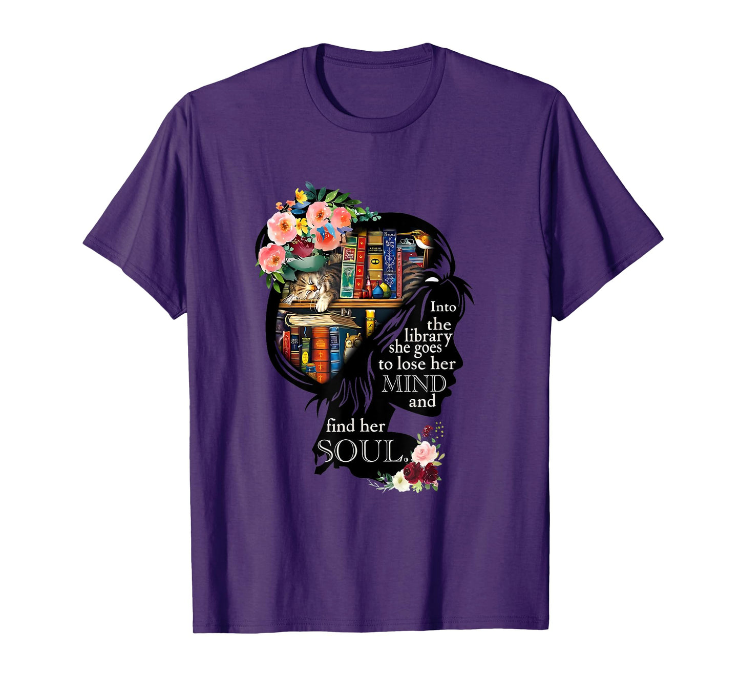 Book Reading Bookworm Book Lover Women Kids Girls Librarian T-Shirt